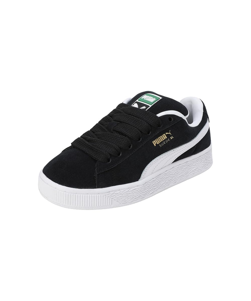 PUMA Unisex-Child Suede XL (Big Kid) Sneaker 6.5 Big Kid Black/White