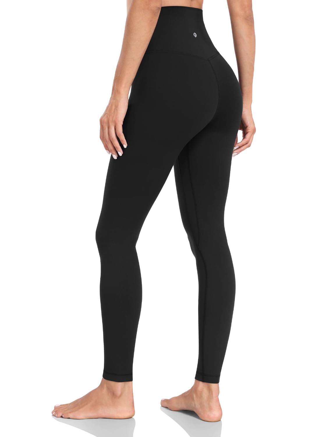 HeyNuts Yoga Pro Leggings, High Waisted Soft Pants Buttery Workout Athletic Lounge Yoga Pants 28" Small Black