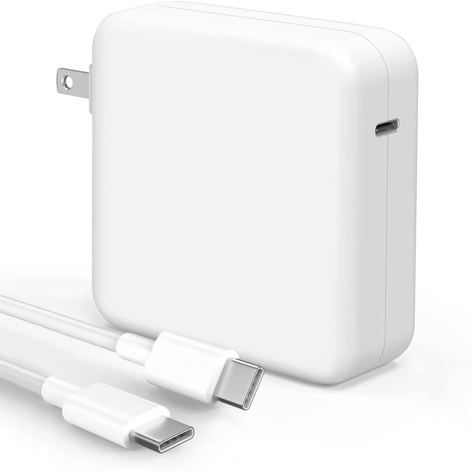 Mac Book Pro Charger - 118W USB C Charger Fast Charger Compatible with MacBook pro/Air, M1 M2 M3 M4 M5, ipad Pro, Samsung Galaxy and More, Include Charge Cable White