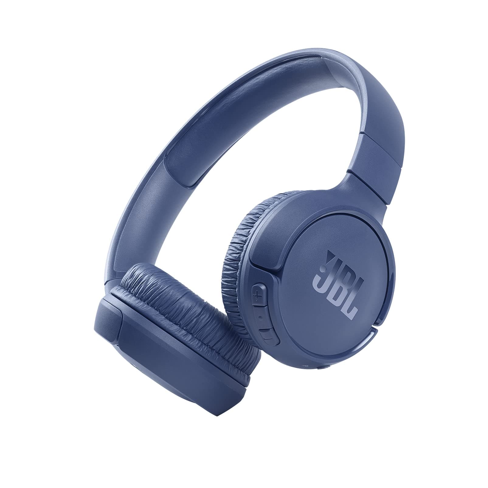 JBL Tune 510BT - Bluetooth headphones with up to 40 hours battery, microphone for call, foldable and comfortable, Android and iOs compatible (Blue) Blue headphones