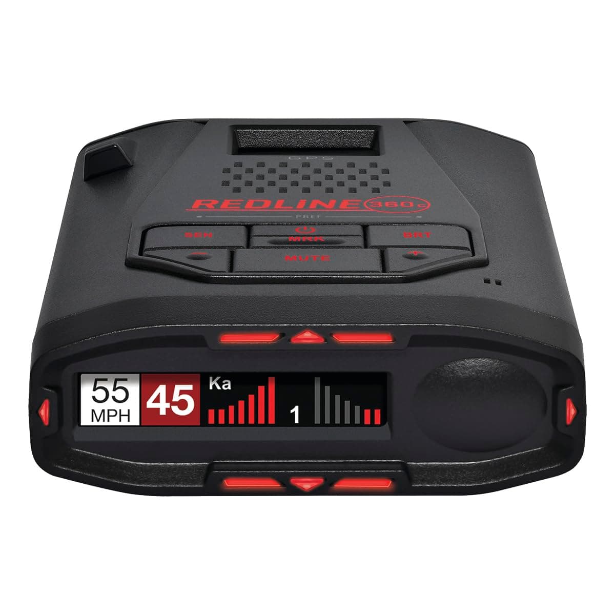 Escort Redline 360c Plug and Play Radar Detector - Extreme Range, Rapid Response Times, Full Stealth, 360 Degree Awareness, Advanced Filtering, Built-in WiFi, Apple CarPlay & Android Auto Compatible Redline 360c Radar Detector