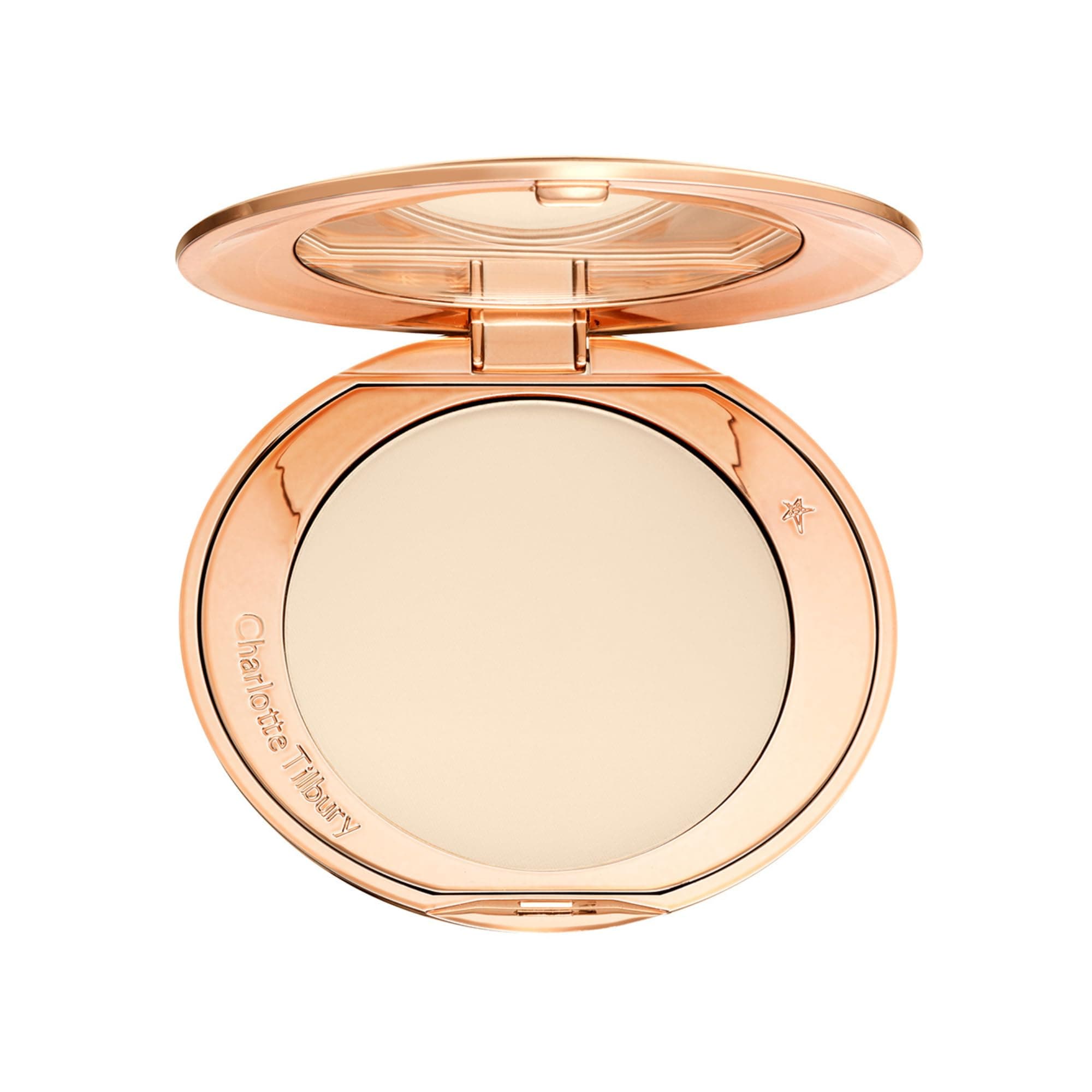 Charlotte Tilbury Airbrush Flawless Finish Setting Powder - Pore-Blurring Pressed Powder for Face Makeup to Minimize Shine with a Soft-Focus Finish 1 Fair - very fair to fair Full Size
