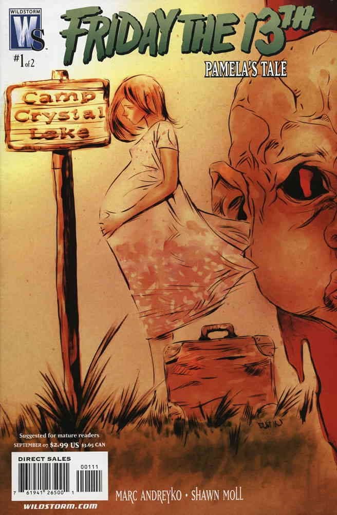 Friday the 13th: Pamela's Tale #1 VF ; WildStorm comic book | Pregnant Cover Connecting Cover