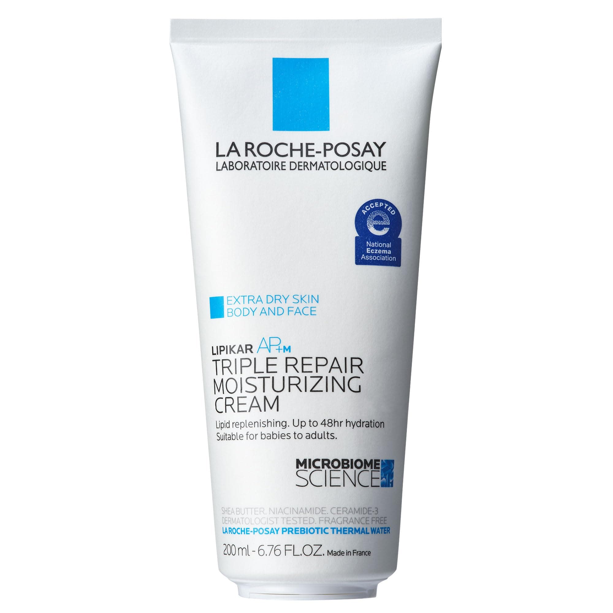 La Roche-Posay Lipikar AP+ Triple Repair Moisturizing Cream | Face & Body Lotion For Dry Skin | Shea Butter & Niacinamide Moisturizer | Gentle Face & Body Cream For Dry, Rough & Sensitive Skin 6.7 Fl Oz (Pack of 1)