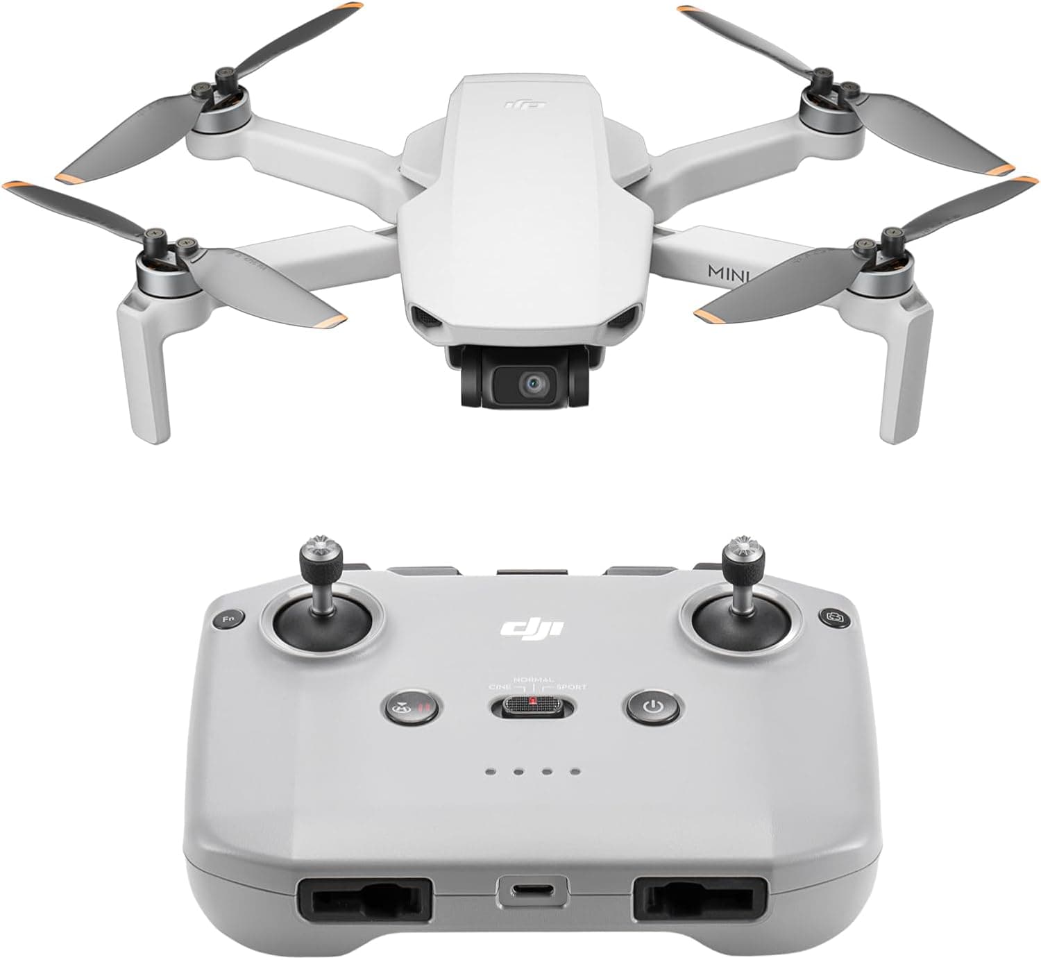 Amazon.com: DJI Mini 4K, Drone with 4K UHD Camera for Adults, Under 249 g, 3-Axis Gimbal Stabilization, 10km Video Transmission, Auto Return, Wind Resistance, 1 Battery for 31-Min Max Flight Time, Intelligent Flight : Toys & Games
