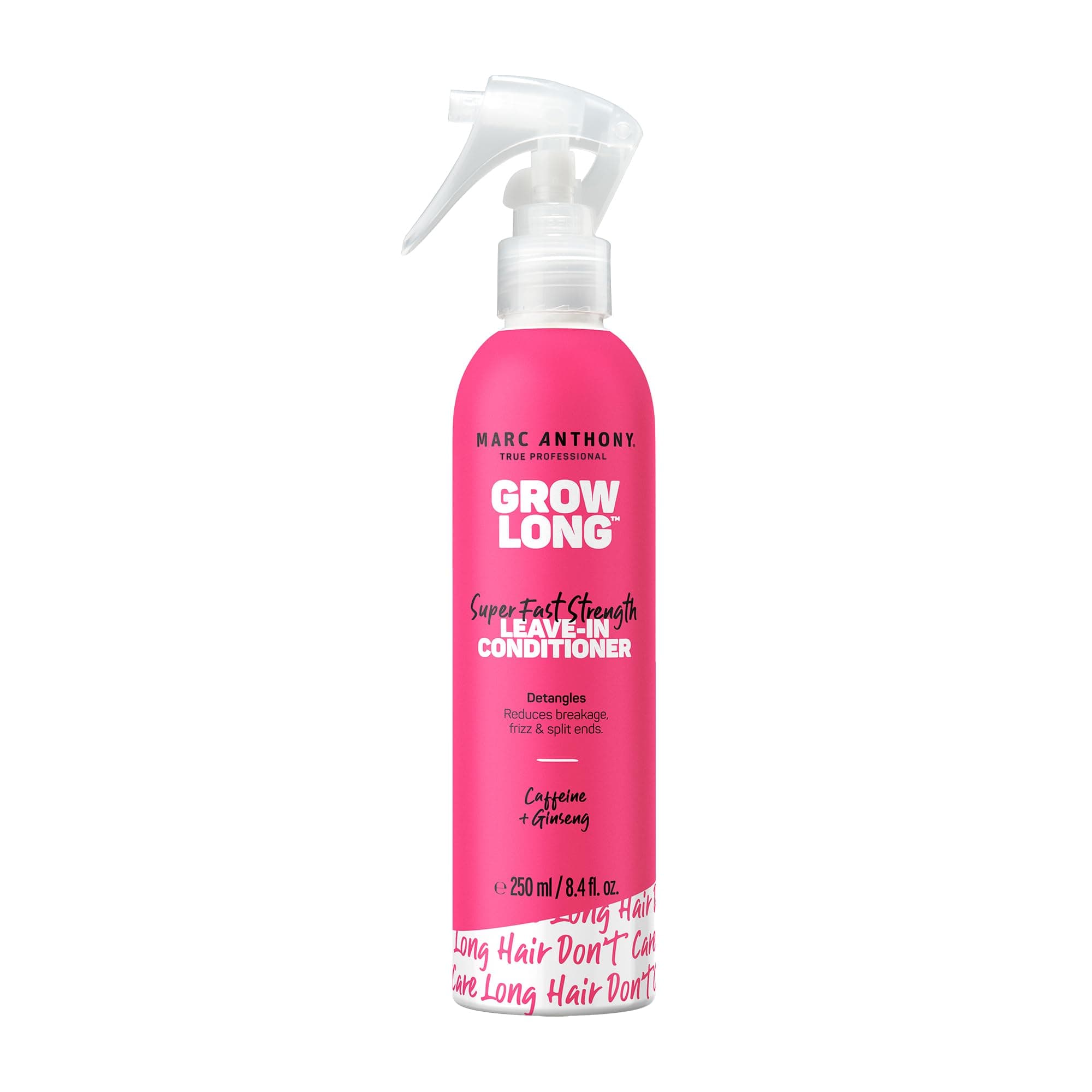 Marc Anthony Leave-In Conditioner Spray & Detangler, Grow Long Biotin - Anti-Frizz Deep Conditioner For Split Ends & Breakage - Vitamin E, Caffeine & Ginseng for Curly, Dry & Damaged Hair 8.4 Fl Oz (Pack of 1)