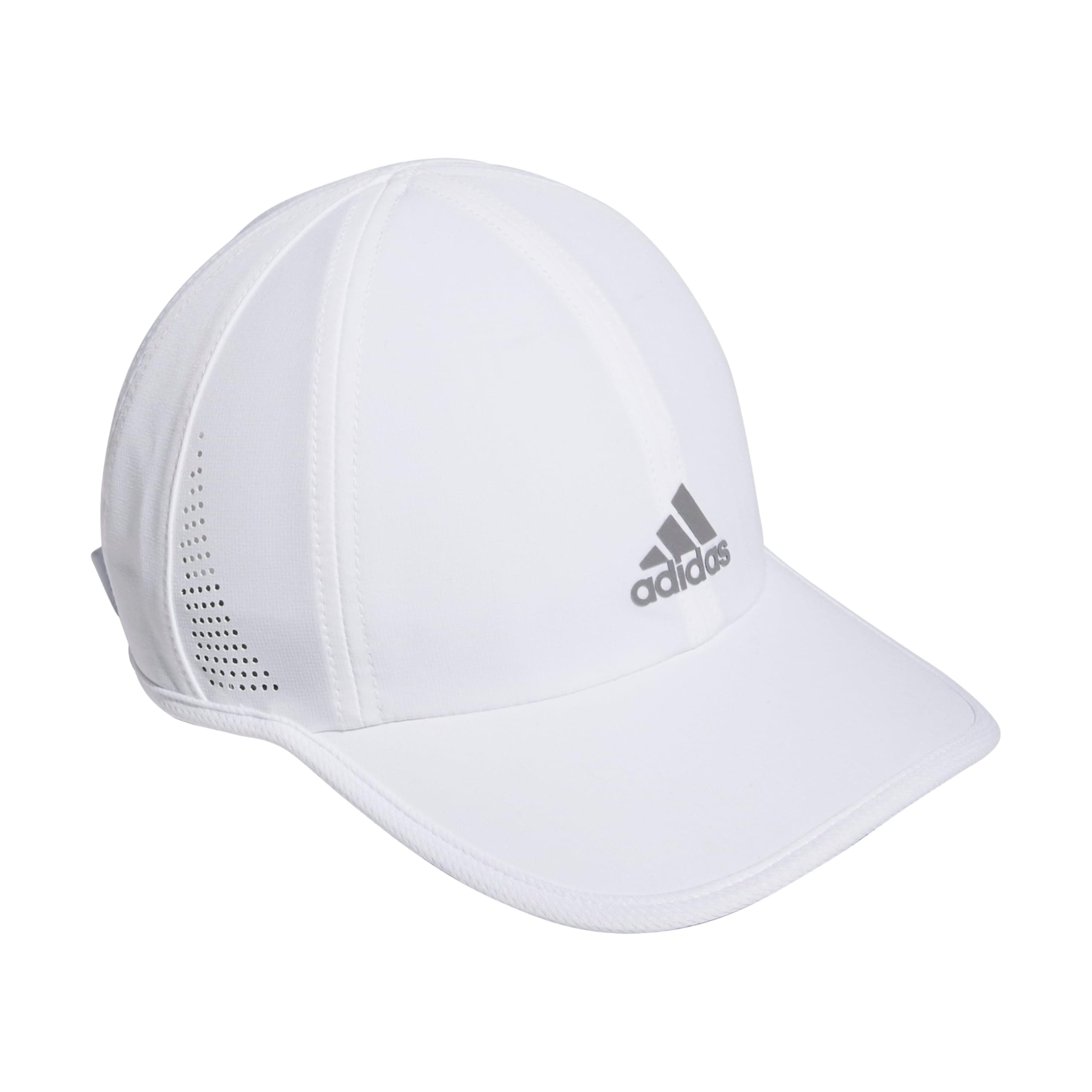 adidas Women's Superlite Hat – Lightweight Athletic Running Cap for Workouts One Size White/Silver Reflective/2.0