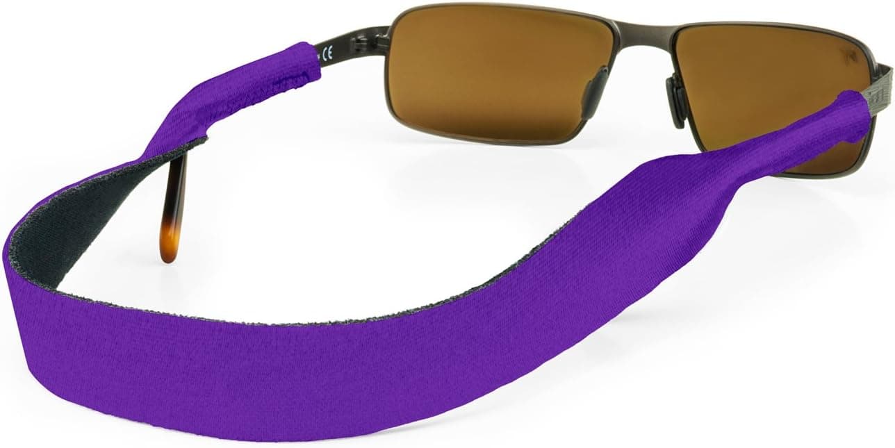 Amazon.com: Croakies Original Glasses Strap, Purple 32" x 3/4" : Clothing, Shoes & Jewelry