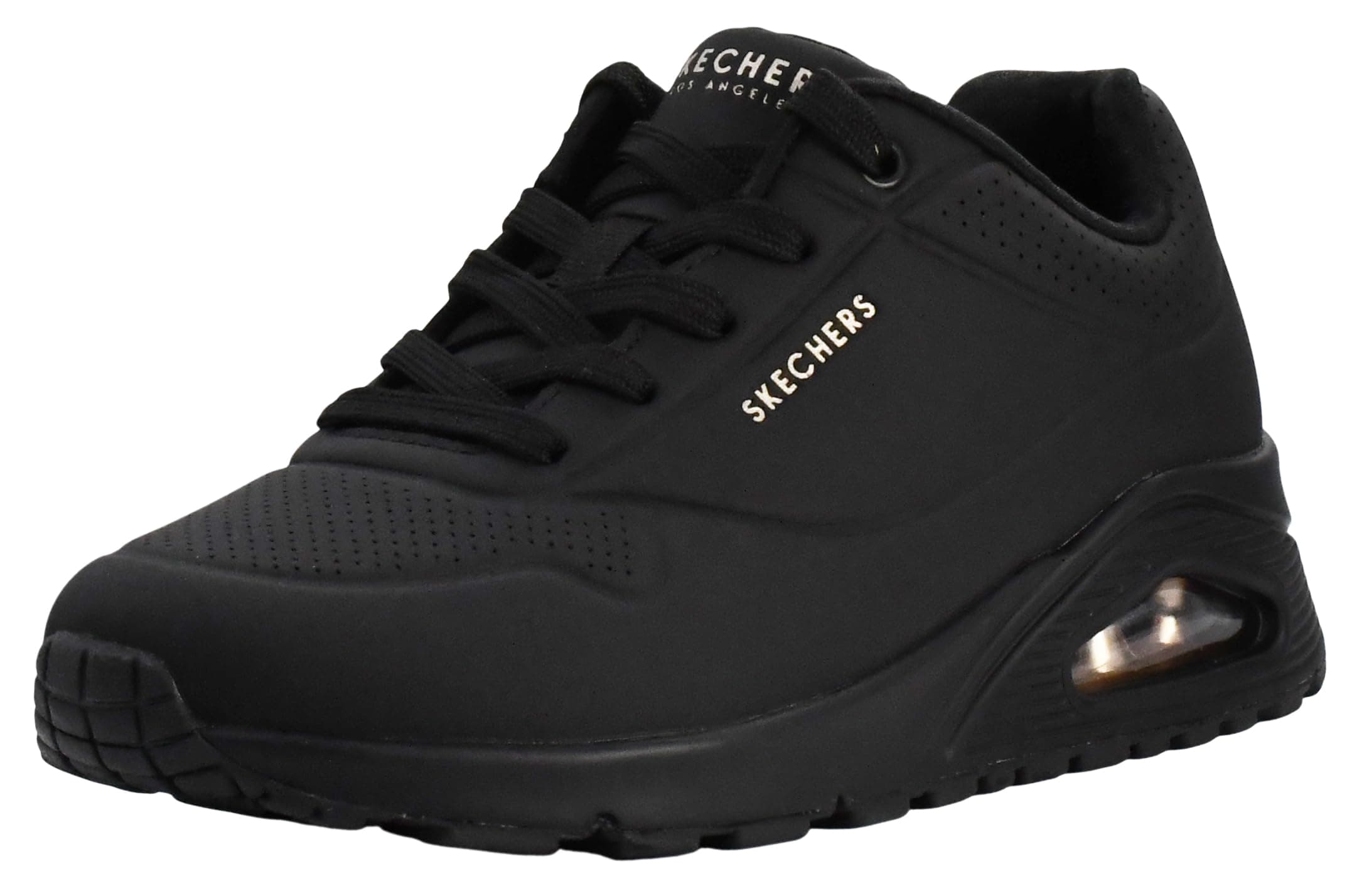 Skechers Womens Uno - Stand on Air 9 Black/Black