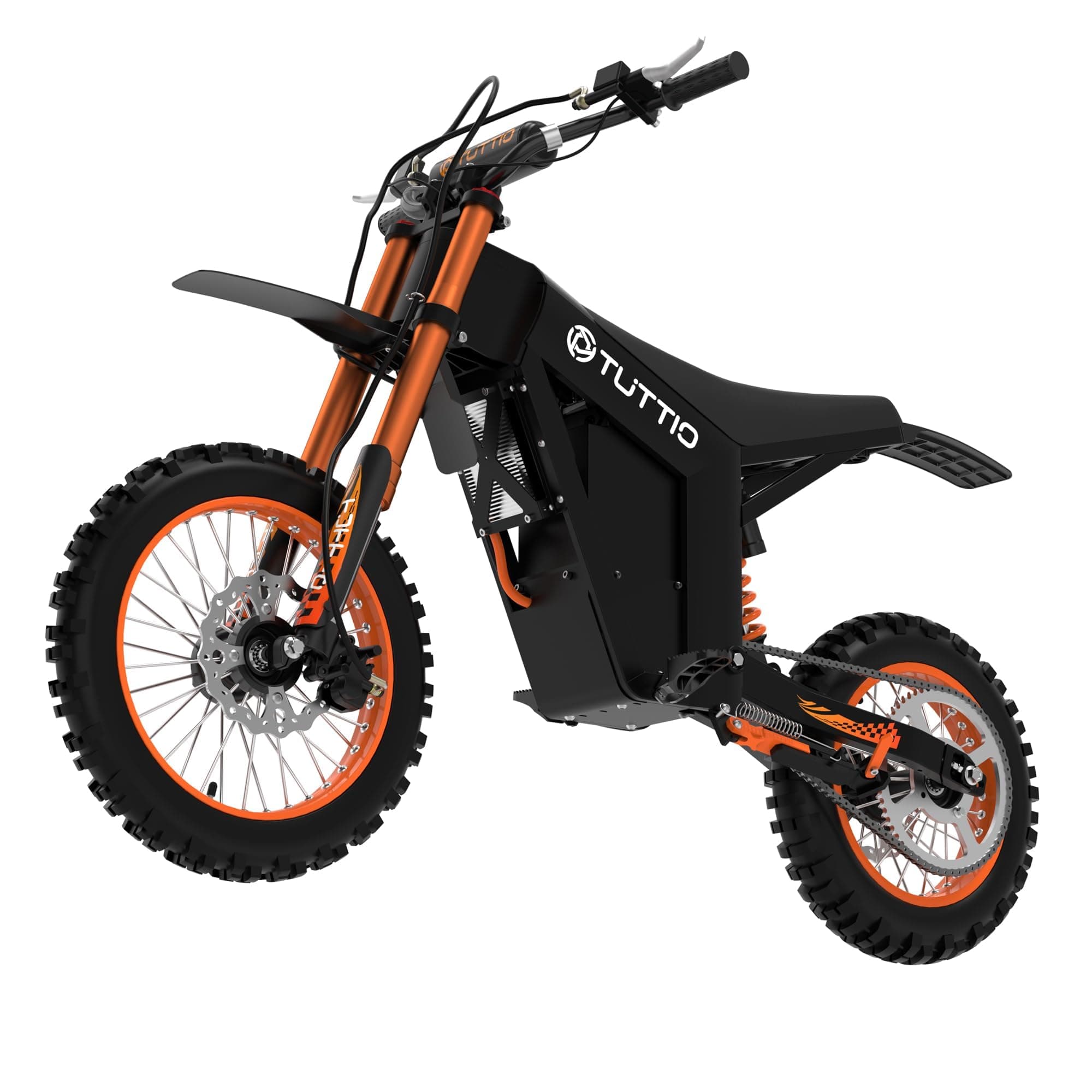 Tuttio Soleil01 Electric-Dirt-Bike for Teens Adults, 14"/12" Fat Tire 2000W Electric-Motorcycle with 48V 21AH Battery Ebike 37MPH Hydraulic Brakes Mountain Off-Road EBike Fit Age 13+ Soleil01-21ah