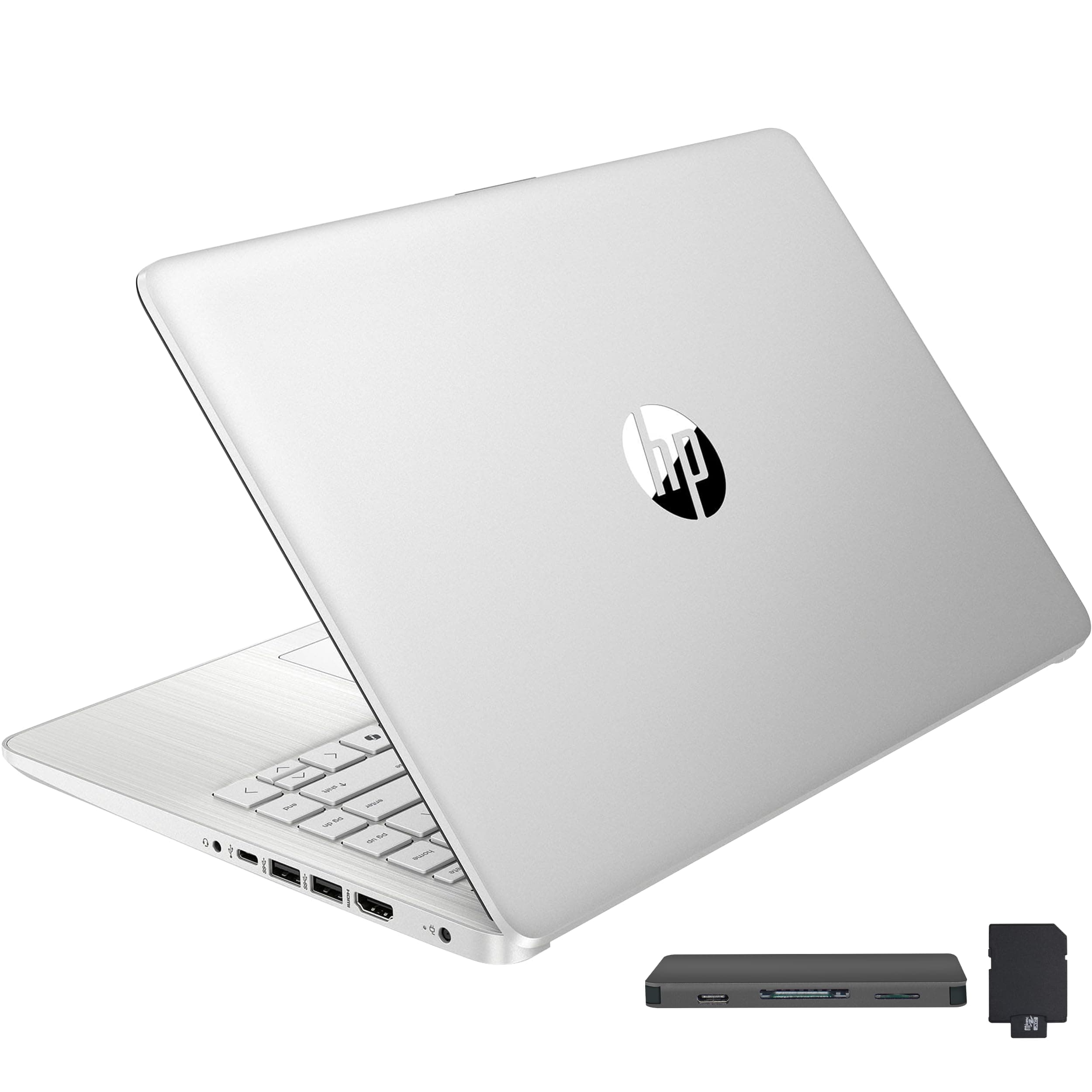 HP Stream 14" HD BrightView Laptop, Intel Celeron N150, 16GB RAM, 288GB Storage (128GB eMMC + 160GB Docking Station Set), Intel UHD Graphics, 720p Webcam, Wi-Fi, 1 Year Office 365, Win 11 S, Silver 16GB | 288GB Storage Silver