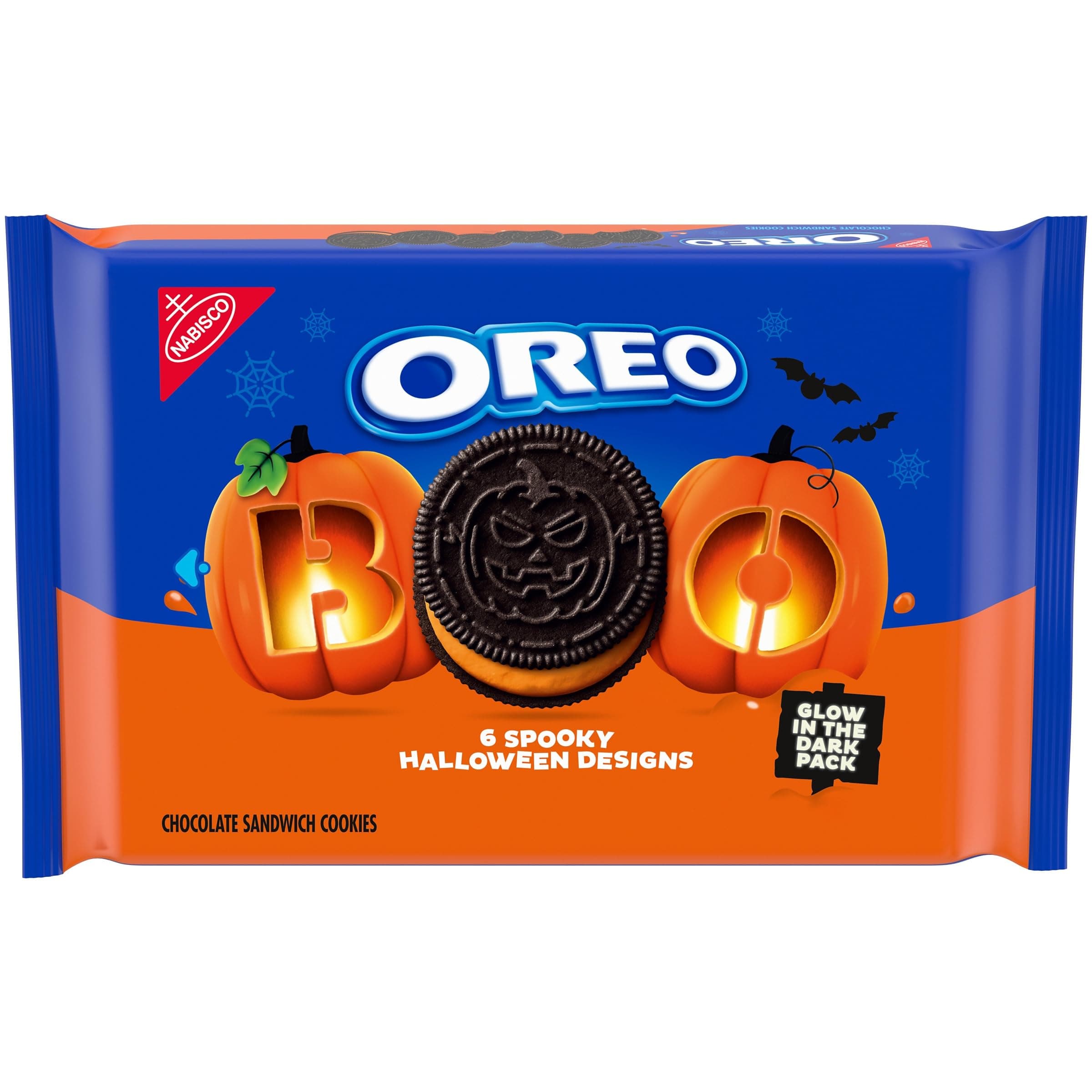 OREO Orange Creme Chocolate Sandwich Cookies, Limited Edition, Halloween Cookies, 18.71 oz Orange crème chocolate sandwich 18.71 Ounce (Pack of 1)