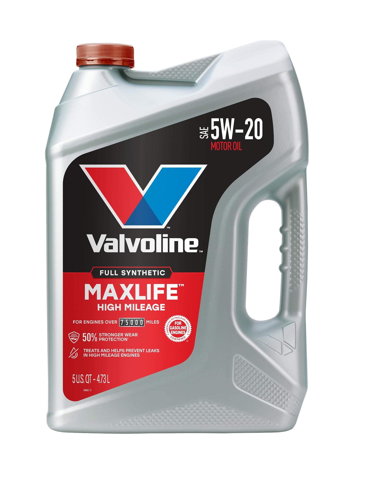 Valvoline MaxLife High Mileage Full Synthetic 5W-20 Motor Oil 5 Quart Full Synthetic High Mileage 5 qt (Pack of 1) 5W-20