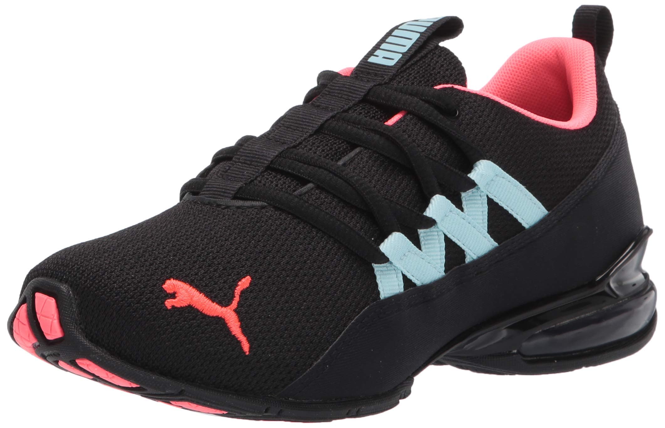PUMA Women's Riaze Prowl Cross Trainer Puma Black-ignite Pink-aquamarine 8.5