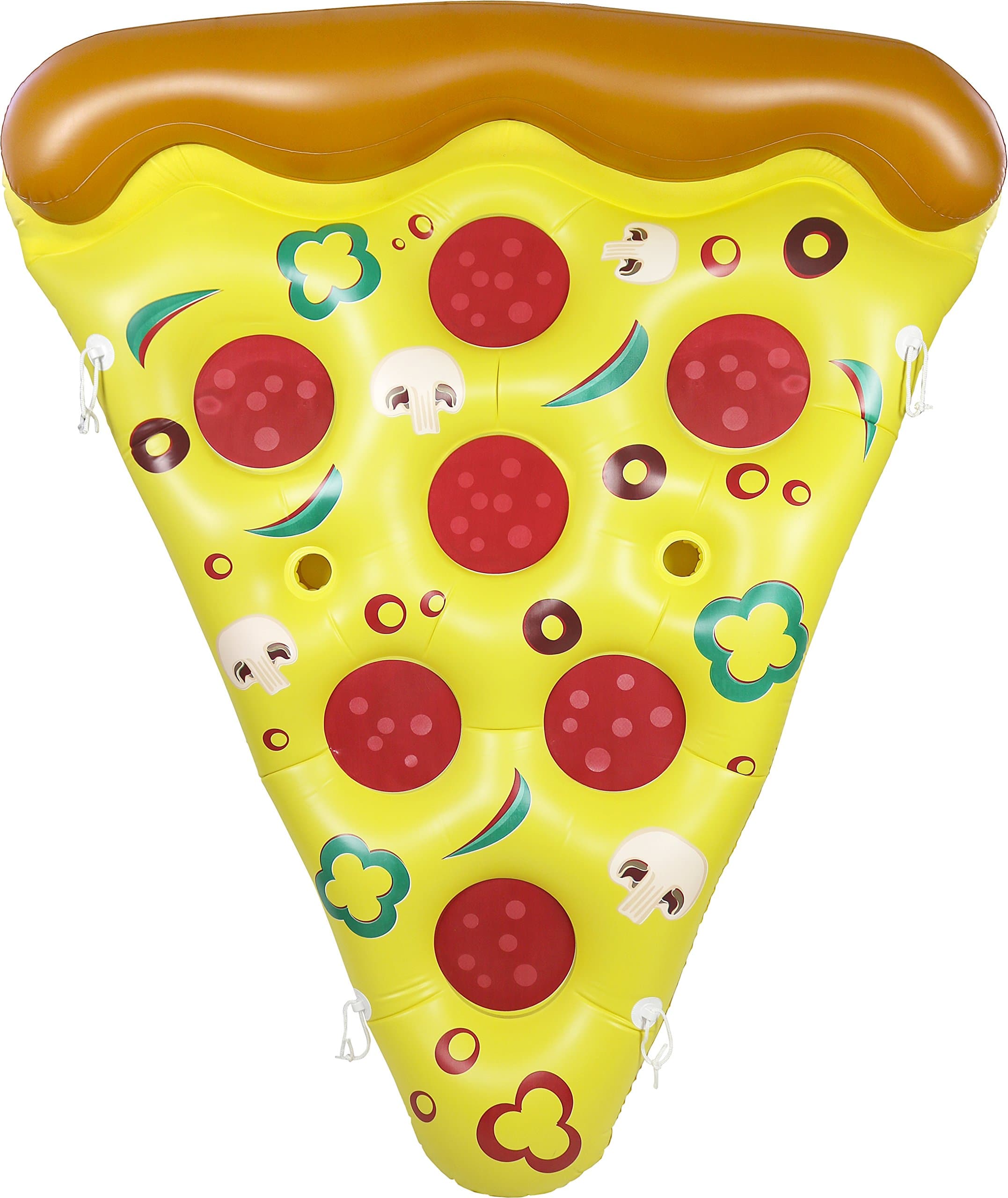 Greenco Giant Inflatable Pizza Pool Float Single - Pizza Floats for Pool - 75 x 61 Inches