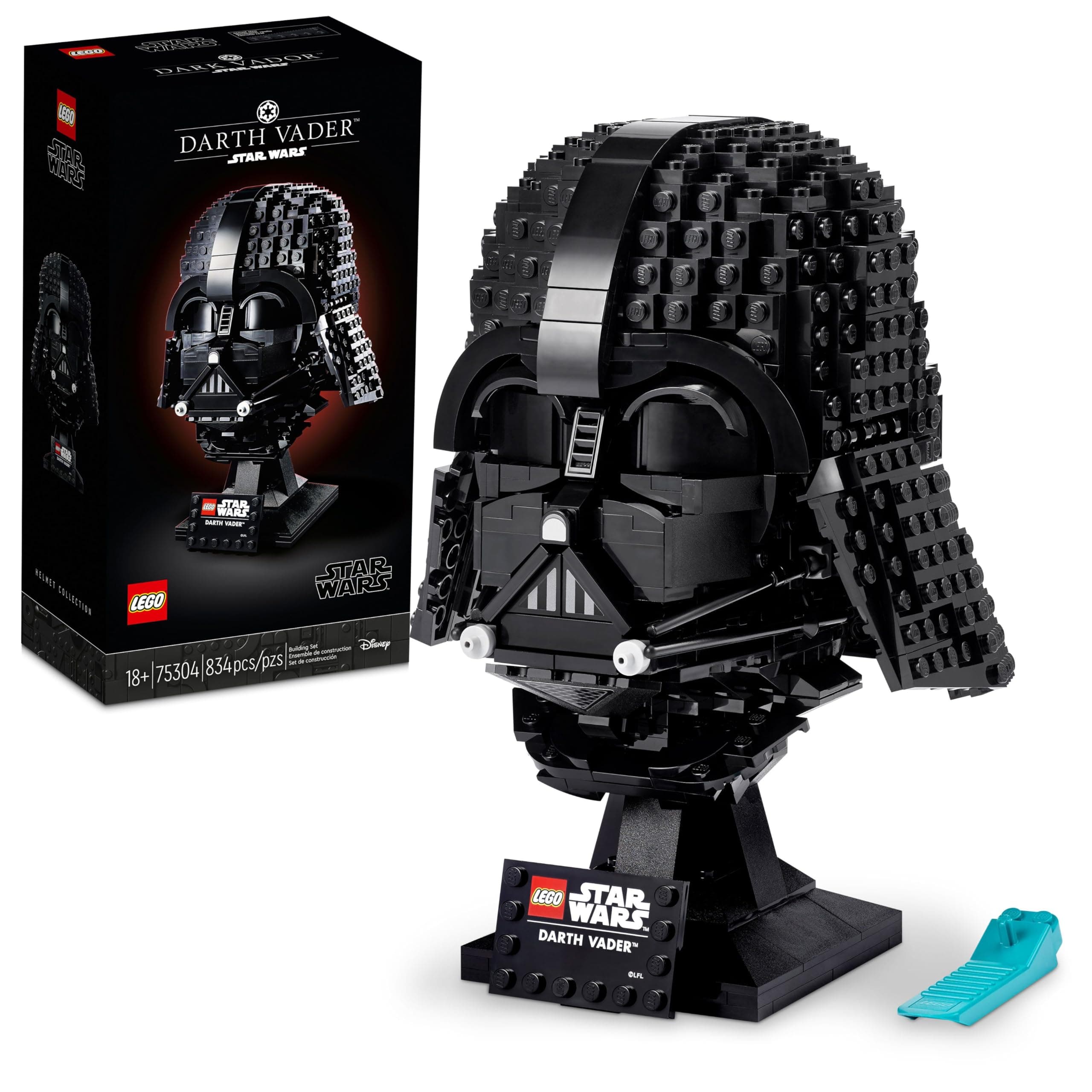LEGO Star Wars Darth Vader Helmet Building Set, Mask Model Kit for Adults to Build and Display, Collectible Star Wars Home Décor, Gift Idea for Classic Star Wars Fans, 75304