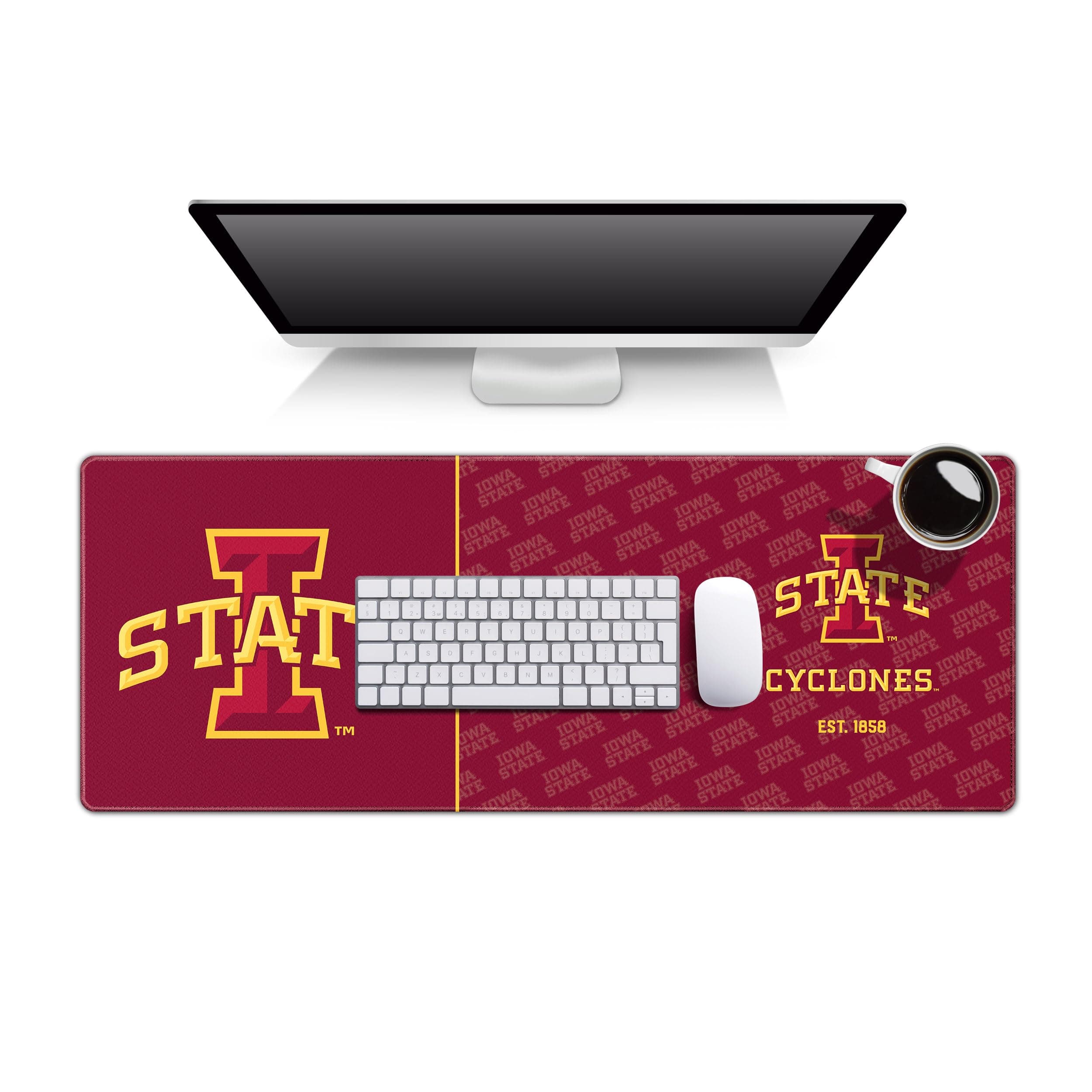 YouTheFan NCAA Iowa State Cyclones Logo Series Desk Pad SMU