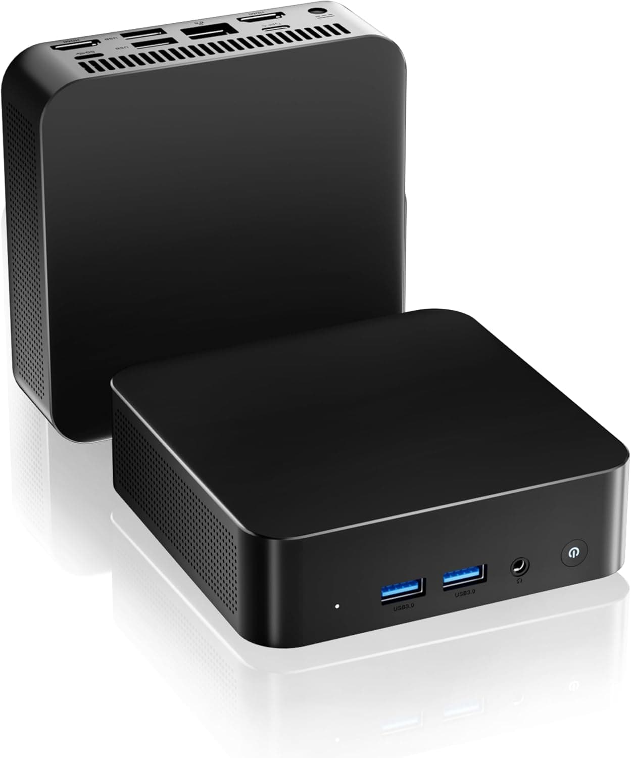 Mini PC with 8GB RAM 256GB SSD, Dual HDMI 4K Display, WiFi 5 & Bluetooth 4.2, Compact Desktop Computer for Home Office, Web Browsing, Online Learning and Business Use