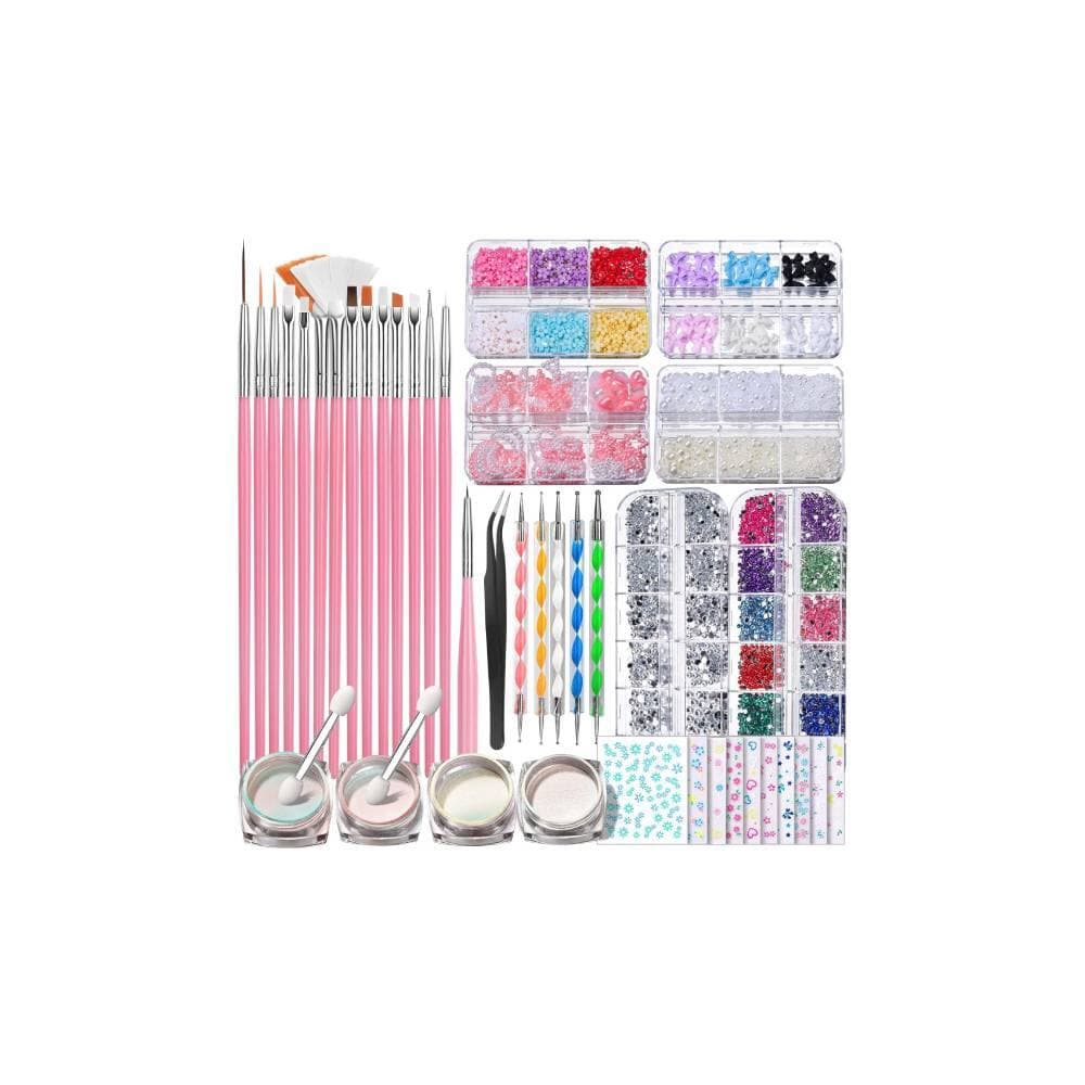 Beauty Hub Ecommerce - Art Decoration Nail Kit - Pink