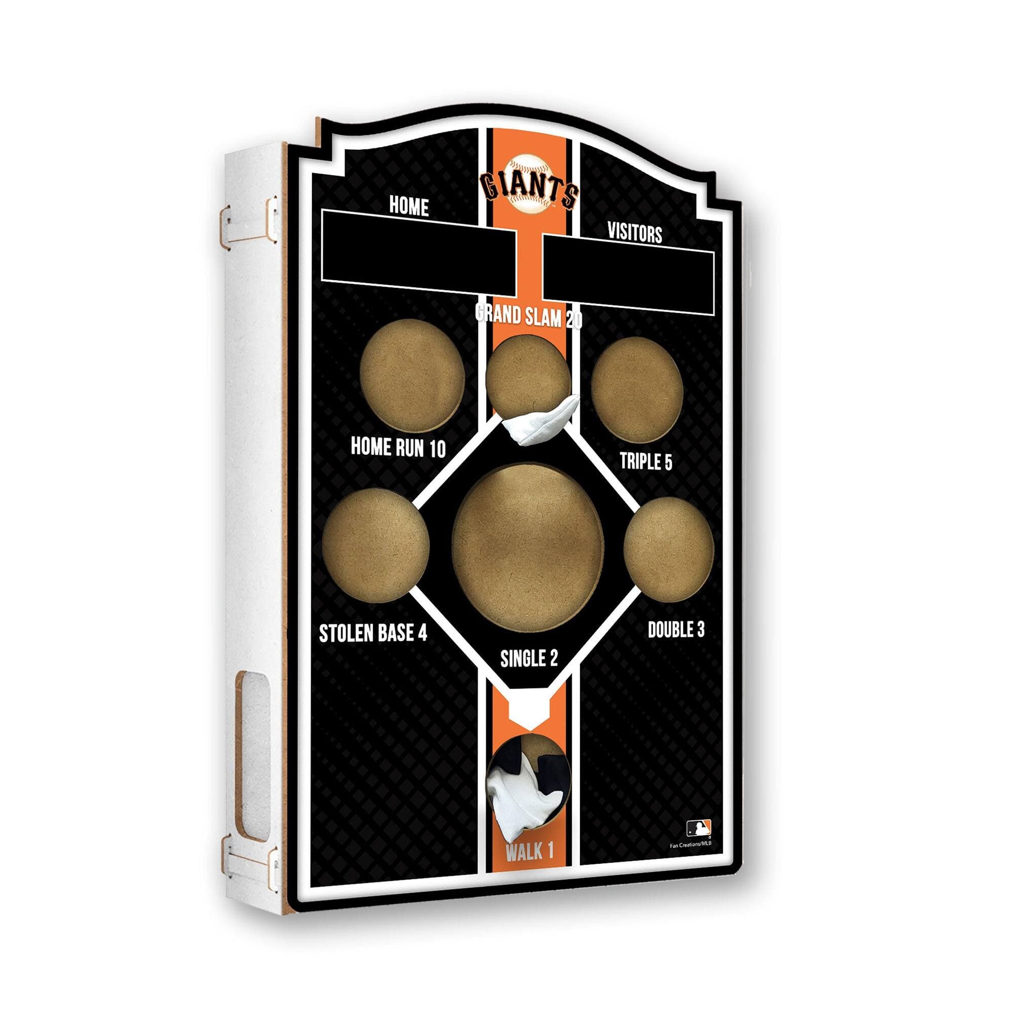 Fan Creations - San Francisco Giants Hanging Bean Bag Toss Game - Multicolor