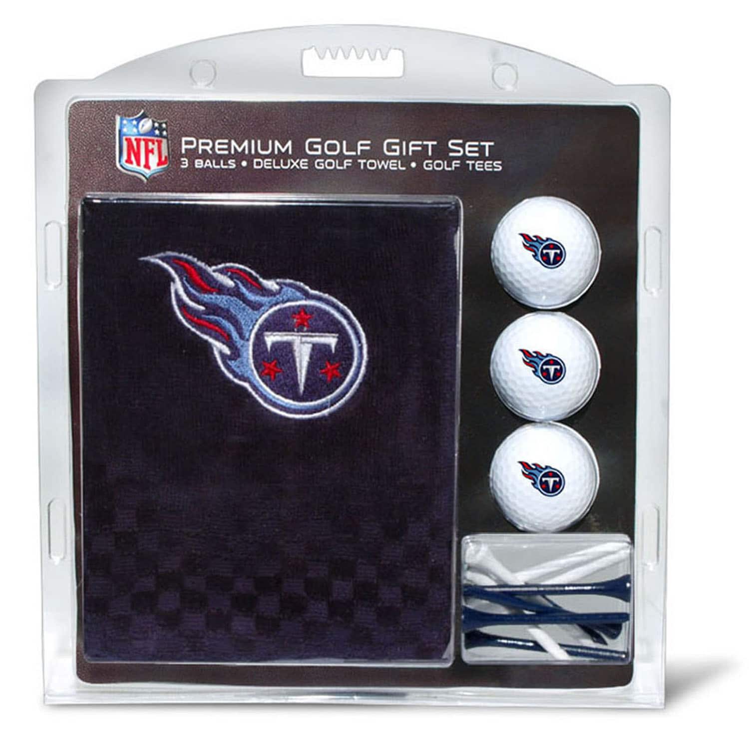 Team Golf - Tennessee Titans Embroidered Golf Gift Set - Multicolor