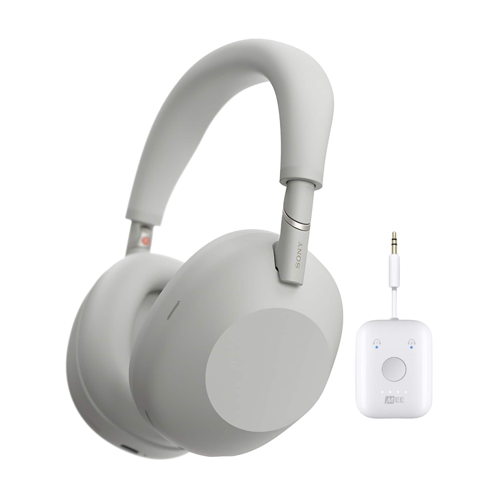 Sony - WH-1000XM6 Wireless Noise-Canceling Headphones Bundle - Silver