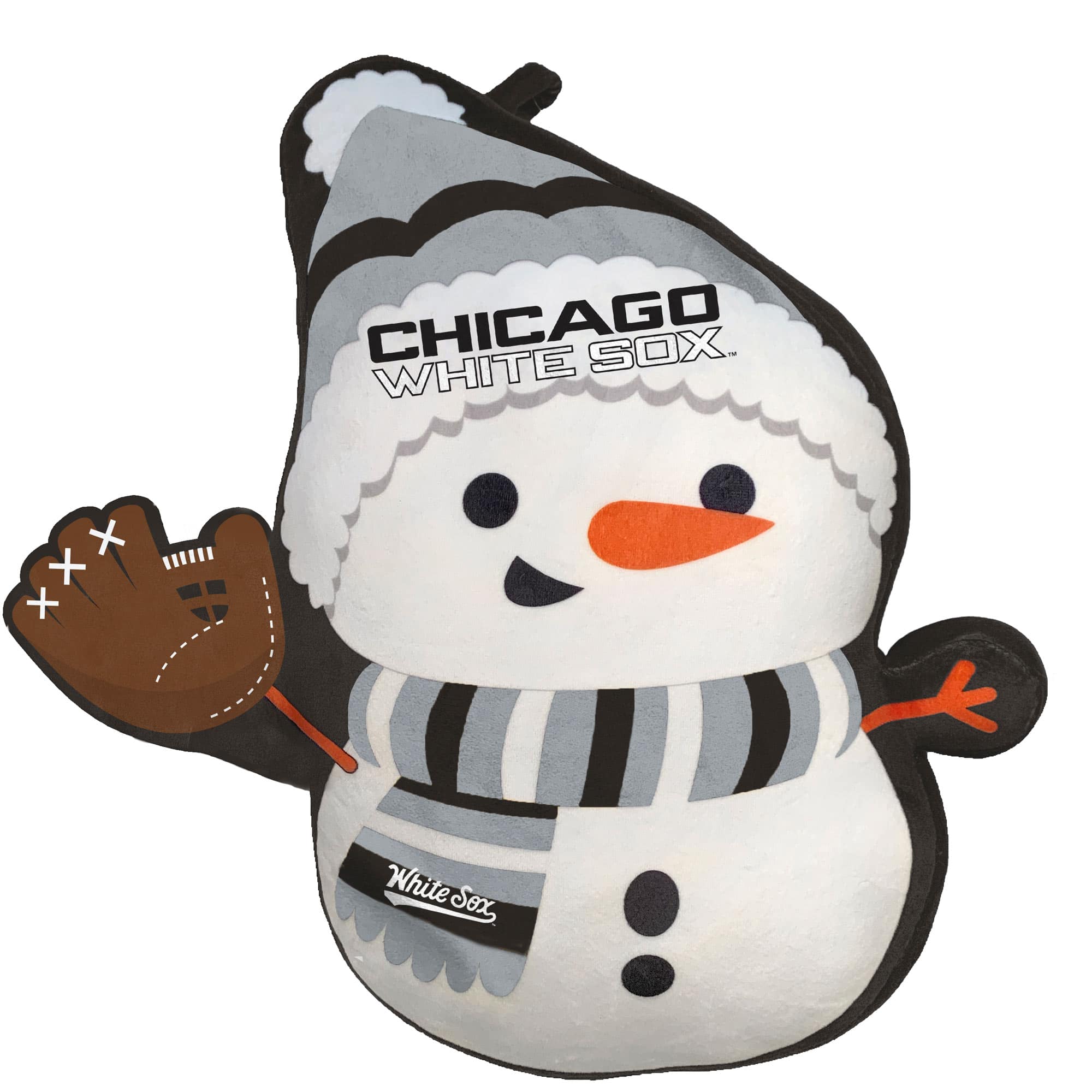 Pegasus - Chicago Sox Holiday Snowman Plushlete Pillow - White