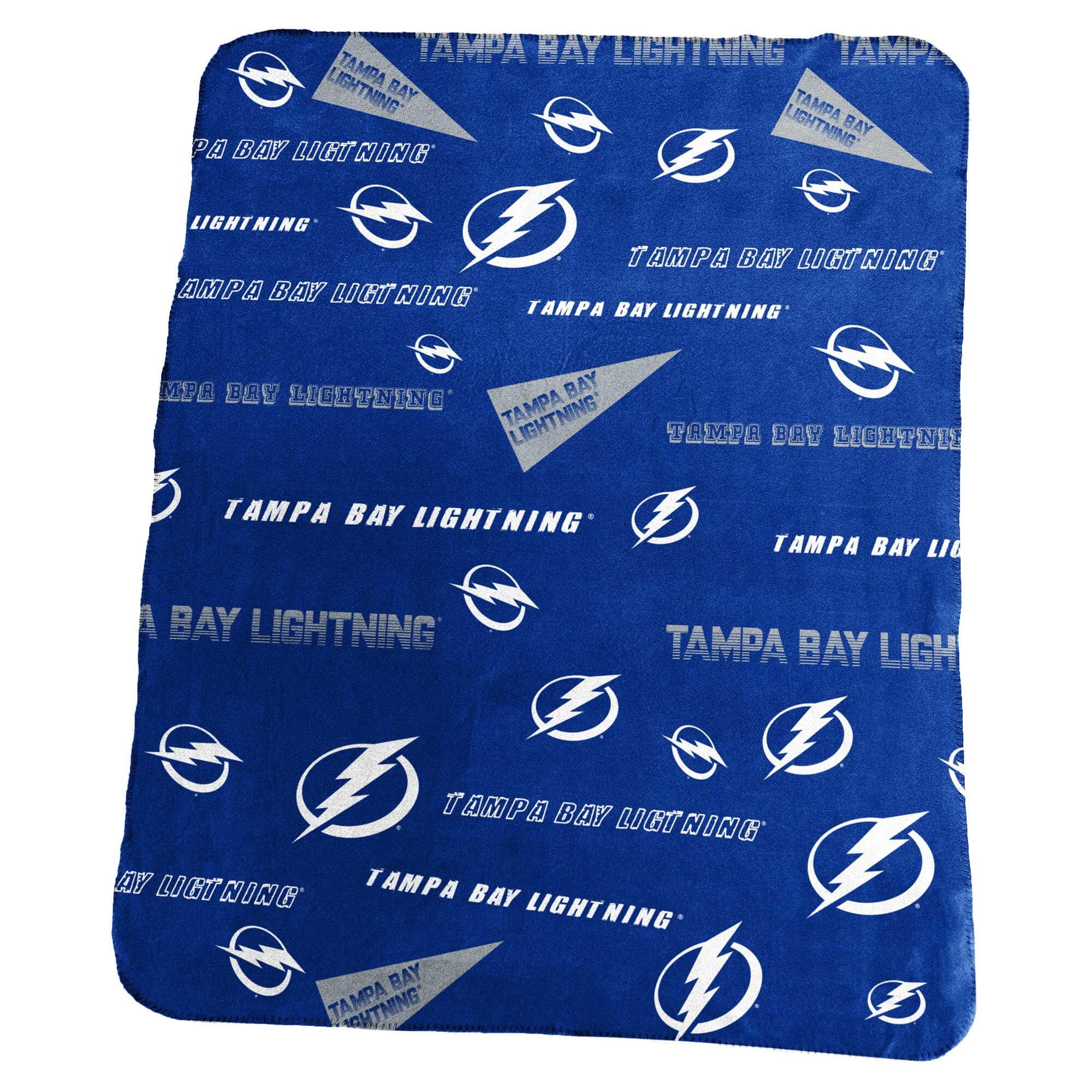Logo Brands - Tampa Bay Lightning 50" x 60" Classic Fleece Blanket - Multicolor