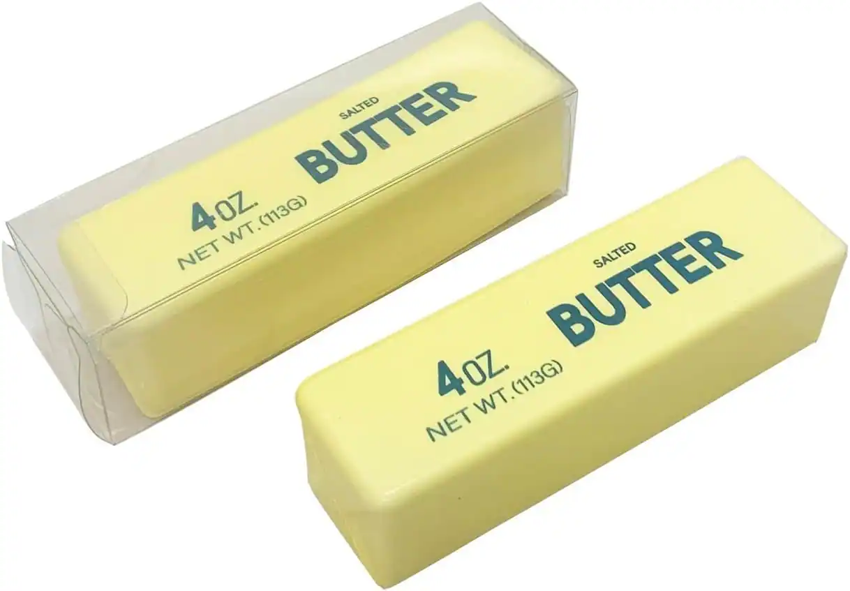 Link - Butter Squishy Toy Stress & Anxiety Relief Sensory Fidget Slow Rising Makes A Great Party Favor & Gift (2 Pack) - Yellow