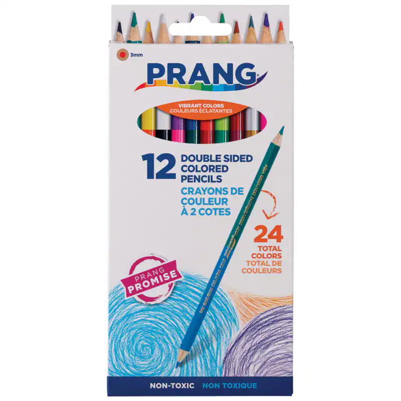 Prang - Duo Colored Pencils 24 Color Set