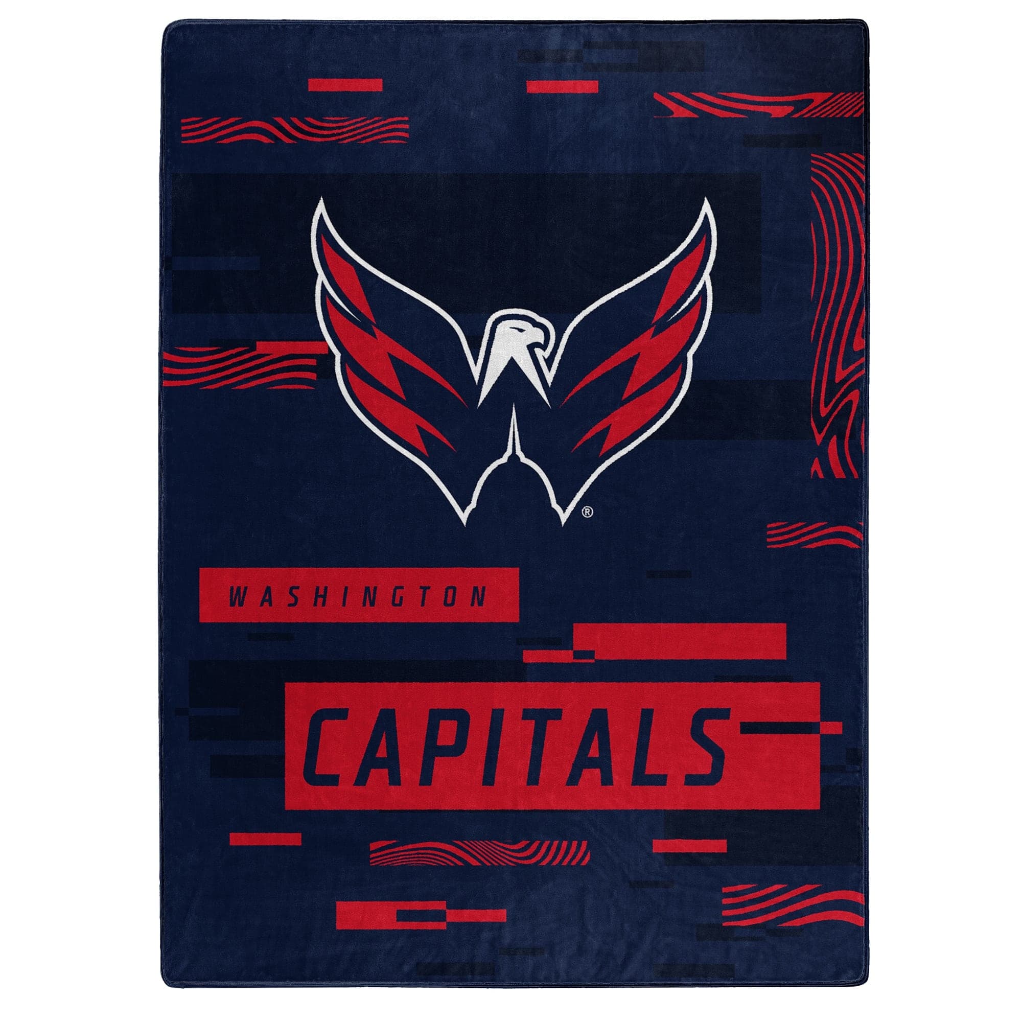 Northwest - Washington Capitals 50" x 60" Digitize Raschel Throw Blanket - Navy