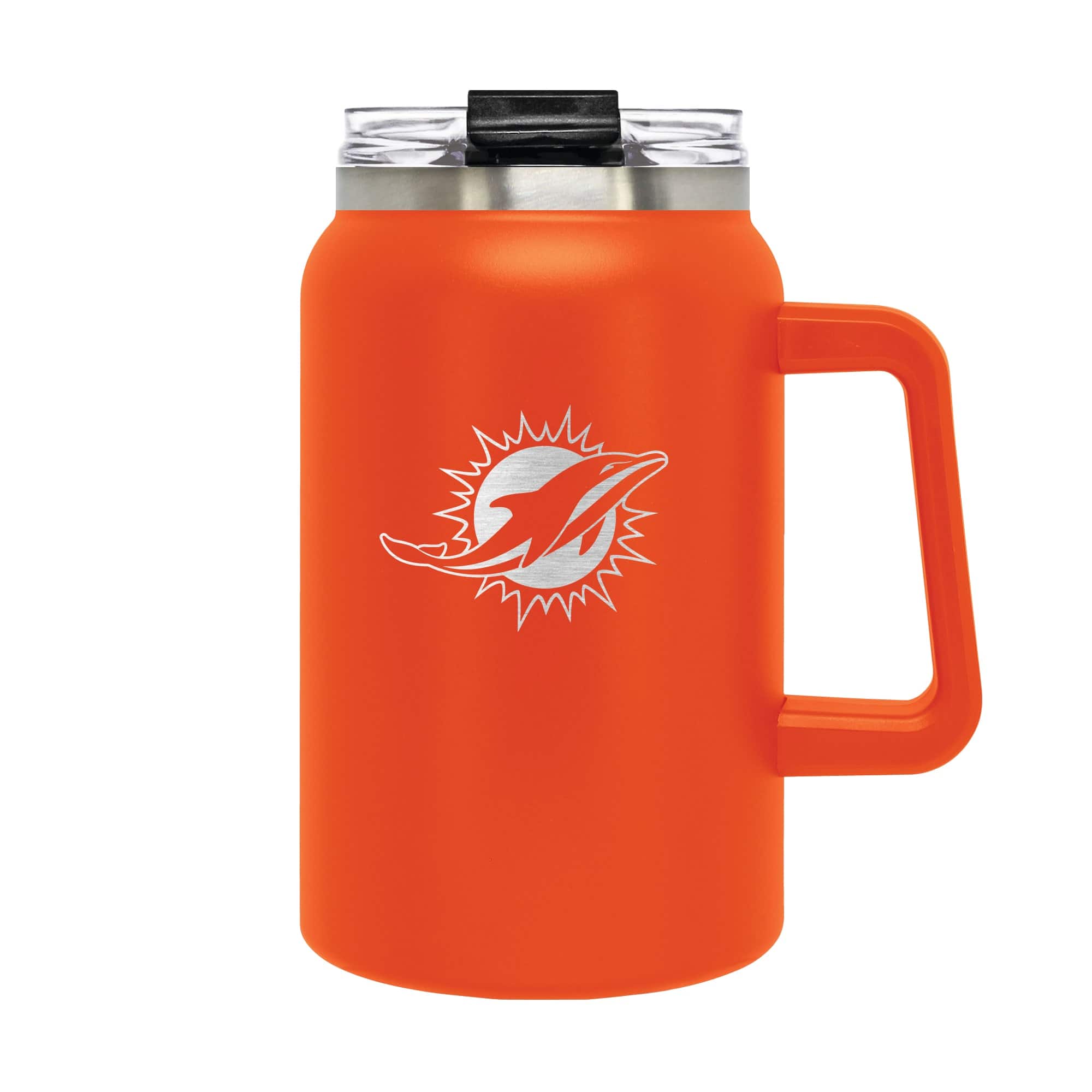 Great American Products - Miami Dolphins 50oz. Coach Insulated Tumbler Mug - Multicolor