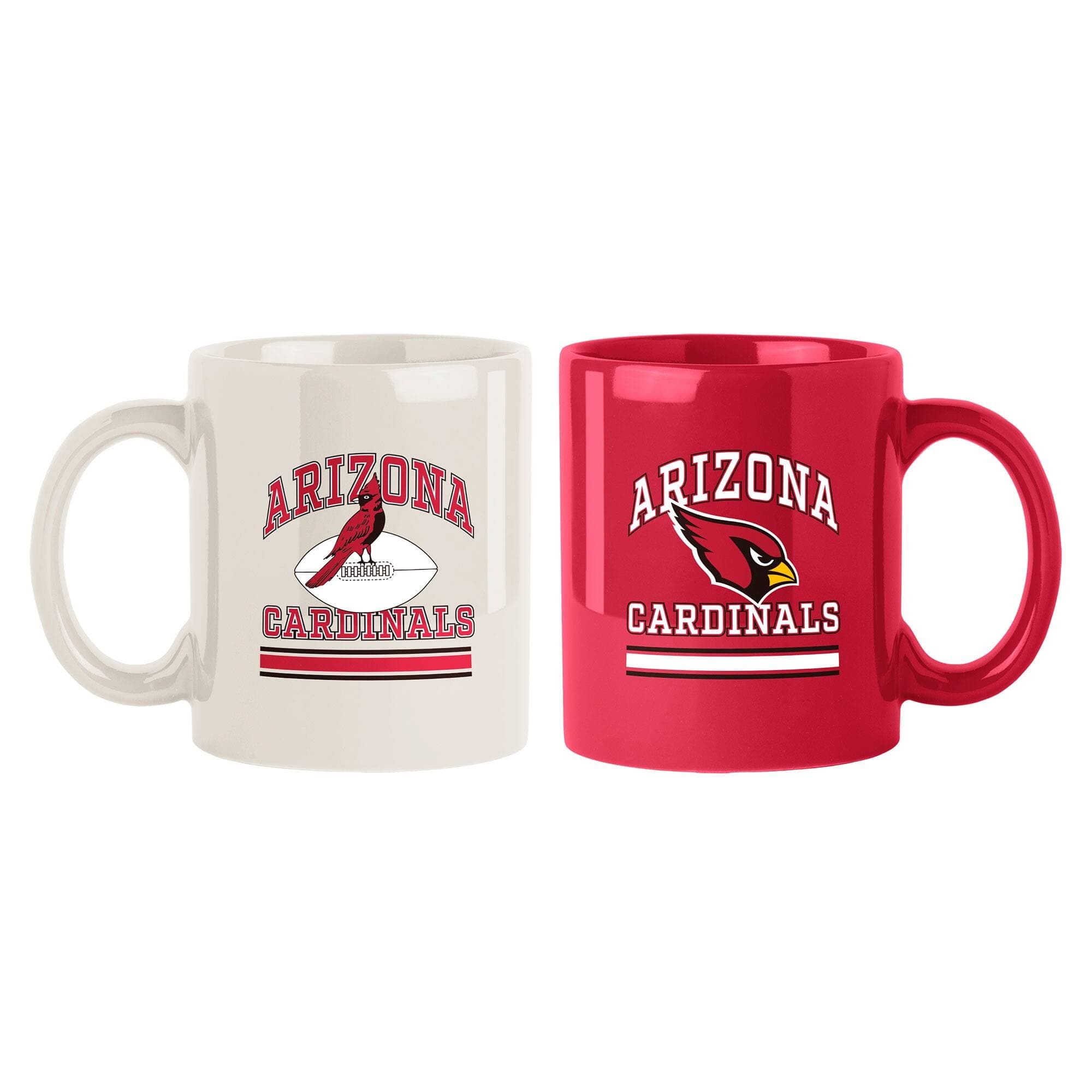 Logo Brands - Arizona Cardinals Two-Pack 15oz. Color Mug Set - Multicolor