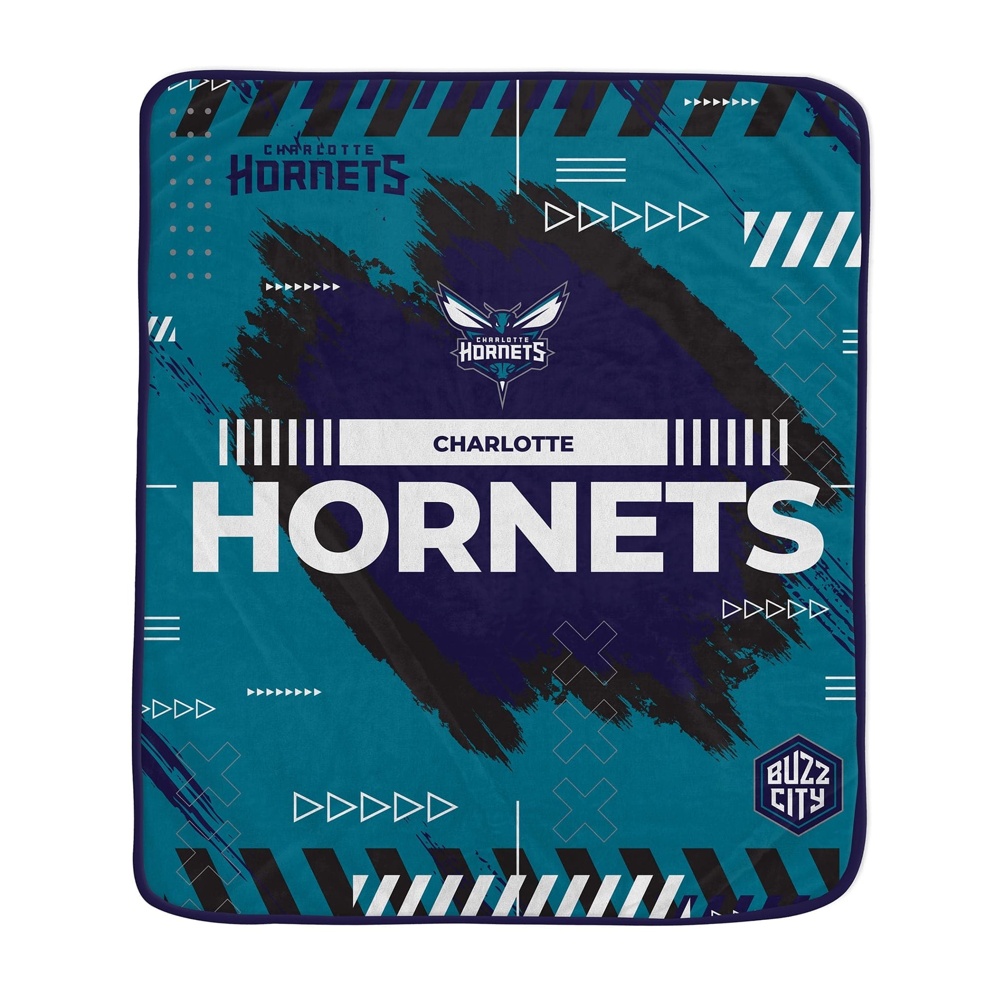 Pegasus - Charlotte Hornets 50" x 60" Game Tech Ultra Soft Blanket - Multicolor