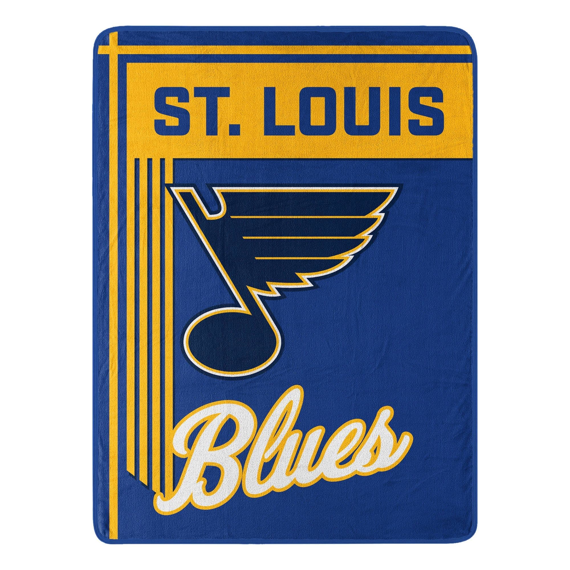 Sweet Home Collection - NHL St. Louis Blues 46" x 60" Raschel Throw Blanket - Blue