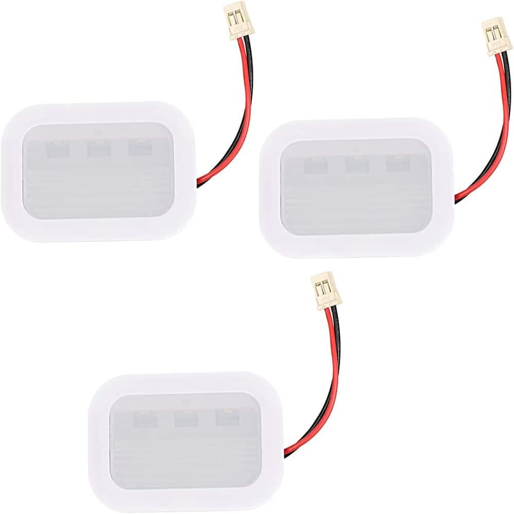 ACJPR - 3-Pack Refrigerator LED Light Module for Whirlpool, White, Durable