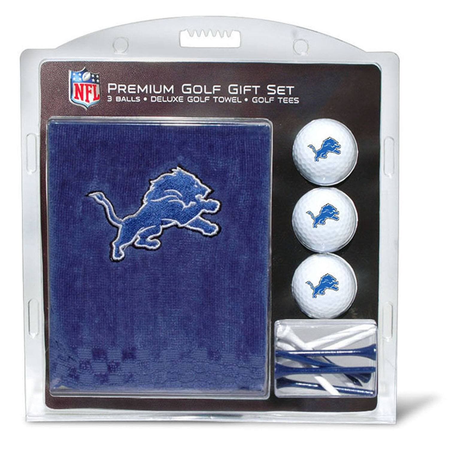 Team Golf - Detroit Lions Embroidered Golf Gift Set - Multicolor
