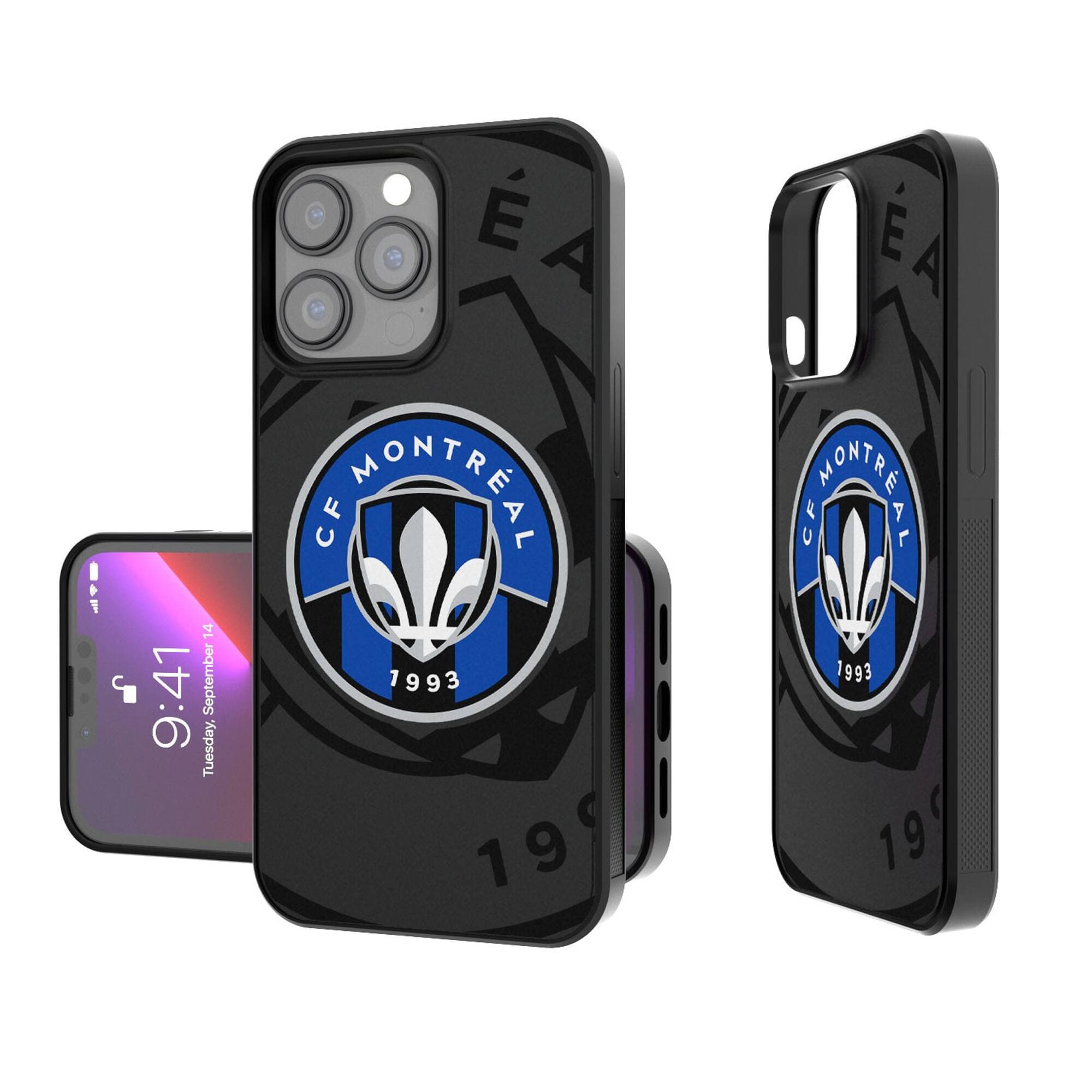 Keyscaper - MLS - CF Montreal iPhone Mono Tilt Bump Case - 13 mini - Multicolor