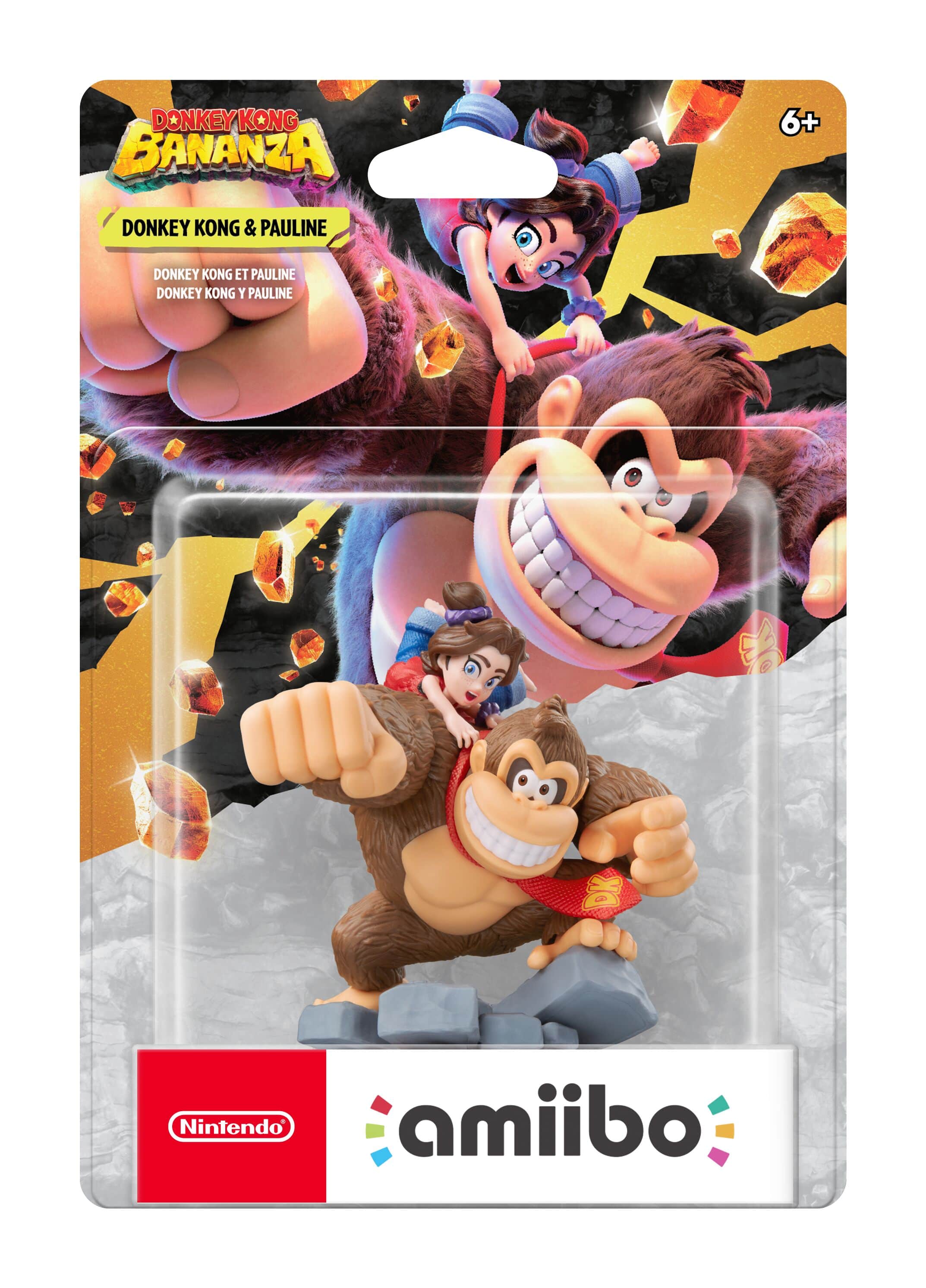 Nintendo - amiibo - Donkey Kong and Pauline: Donkey Kong Bananza Series - Multi