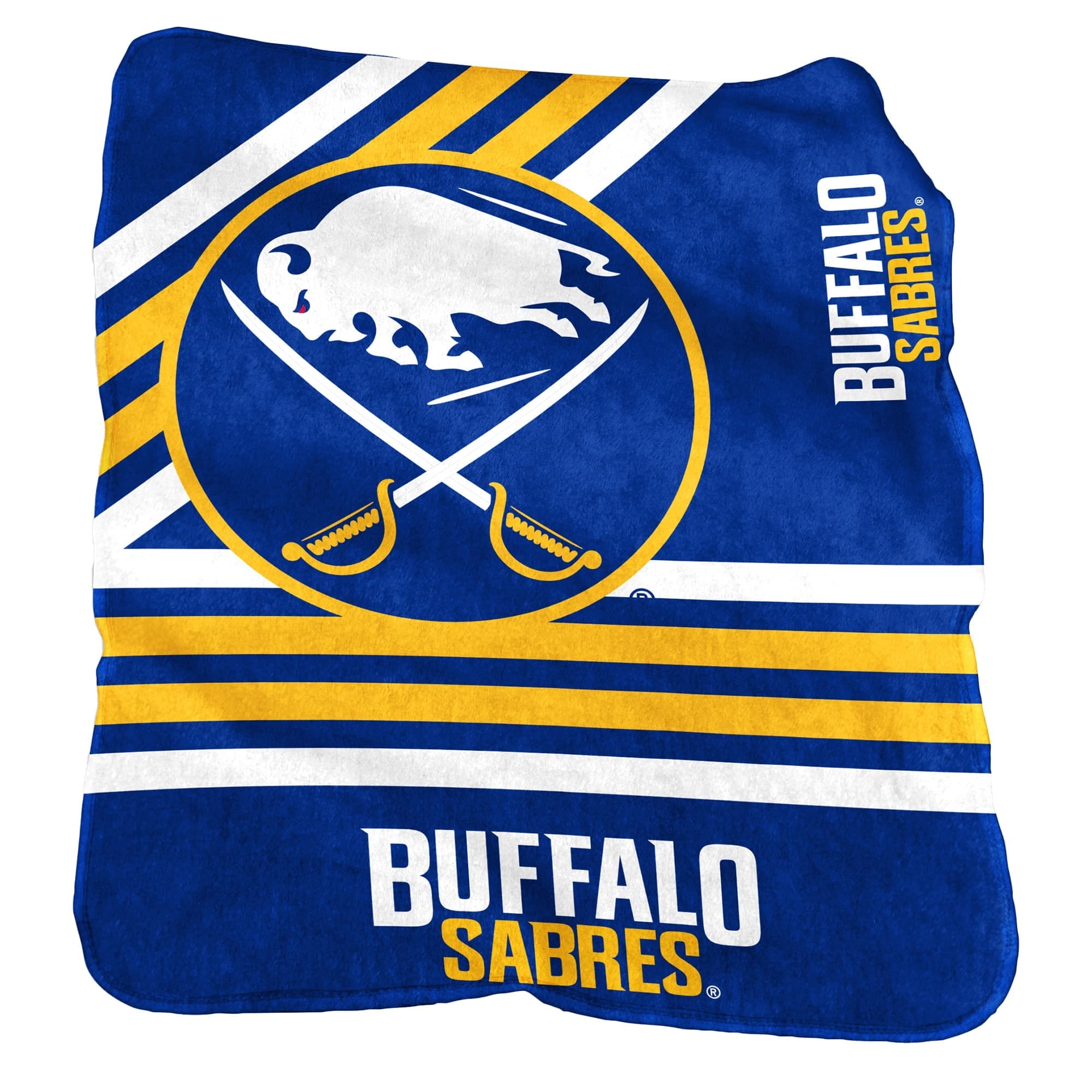 Logo Brands - Buffalo Sabres 50'' x 60'' Raschel Blanket - Multicolor