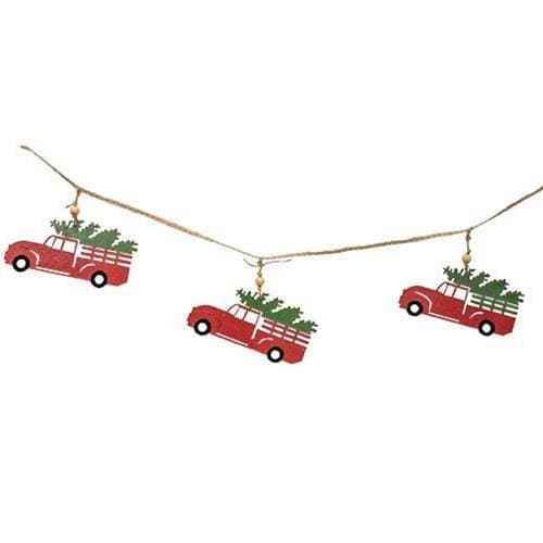BreeBe - *Truck Garland - Red, Green