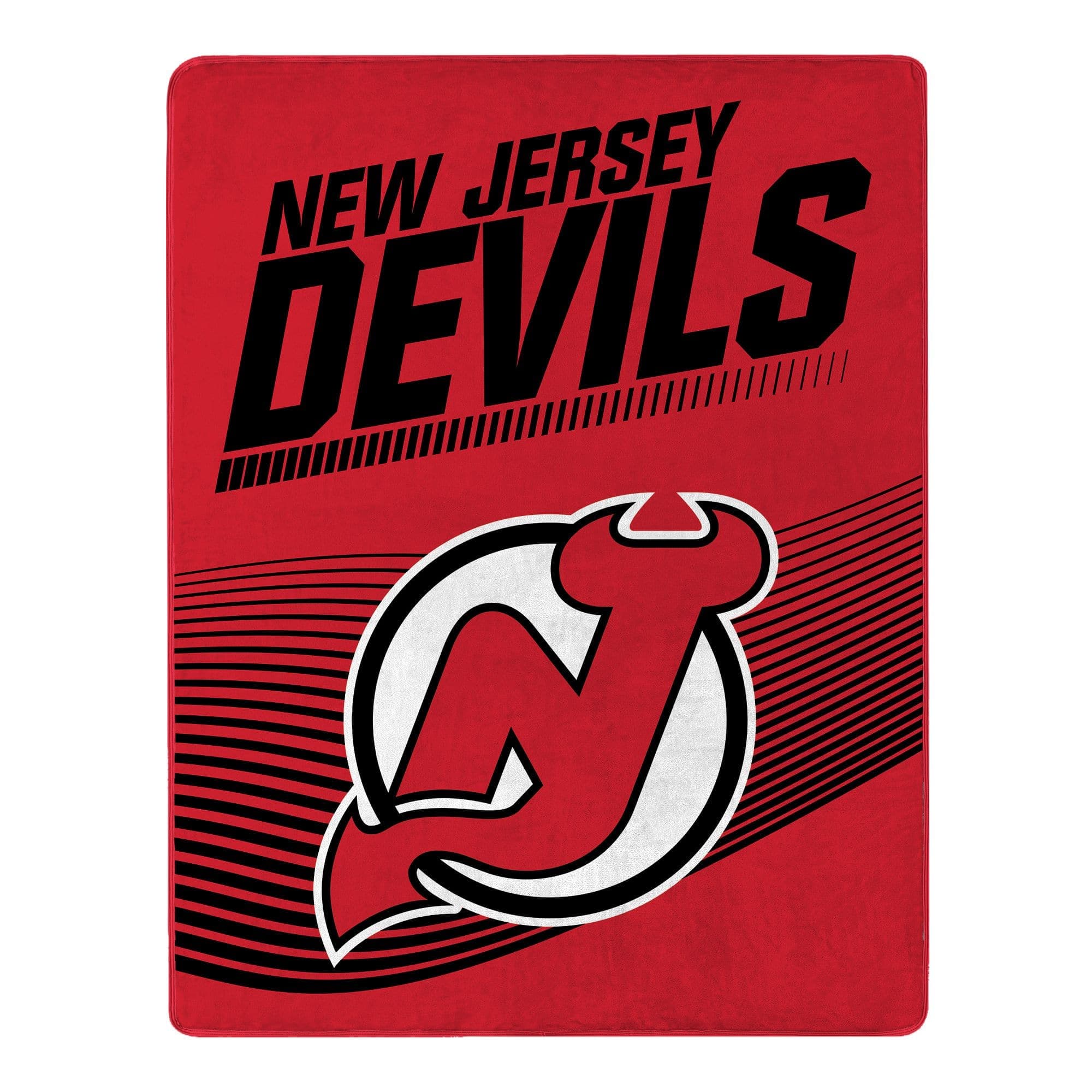 Sweet Home Collection - NHL New Jersey Devils 60" x 80" Raschel Throw Blanket - Red