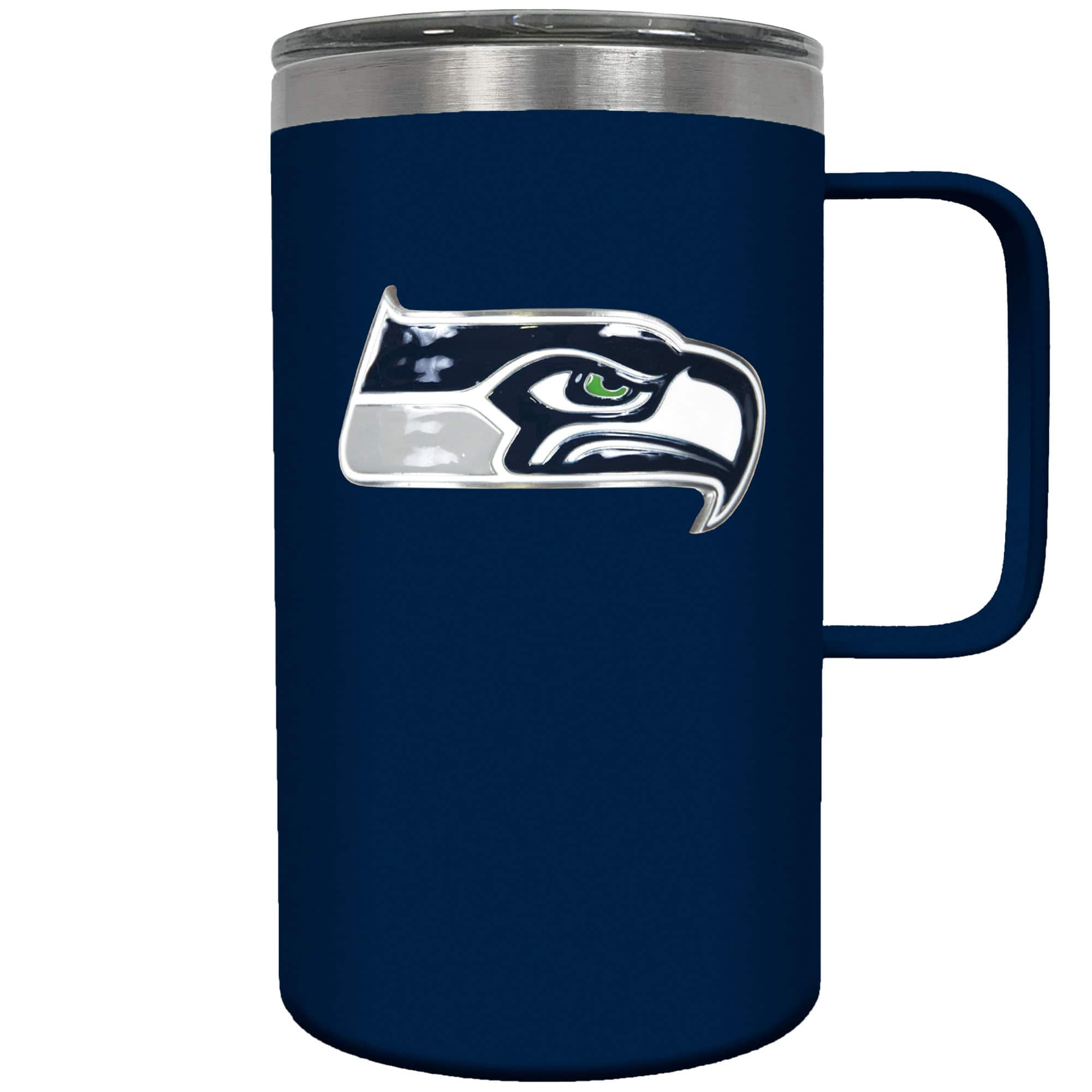 Great American Products - Seattle Seahawks 18oz. Hustle Travel Mug - Multicolor