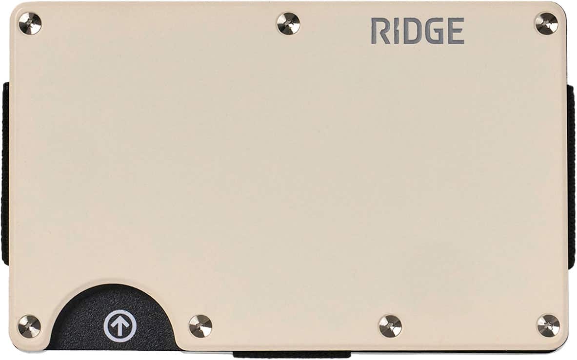 The Ridge Wallet - MONACO CASH STRAP - White