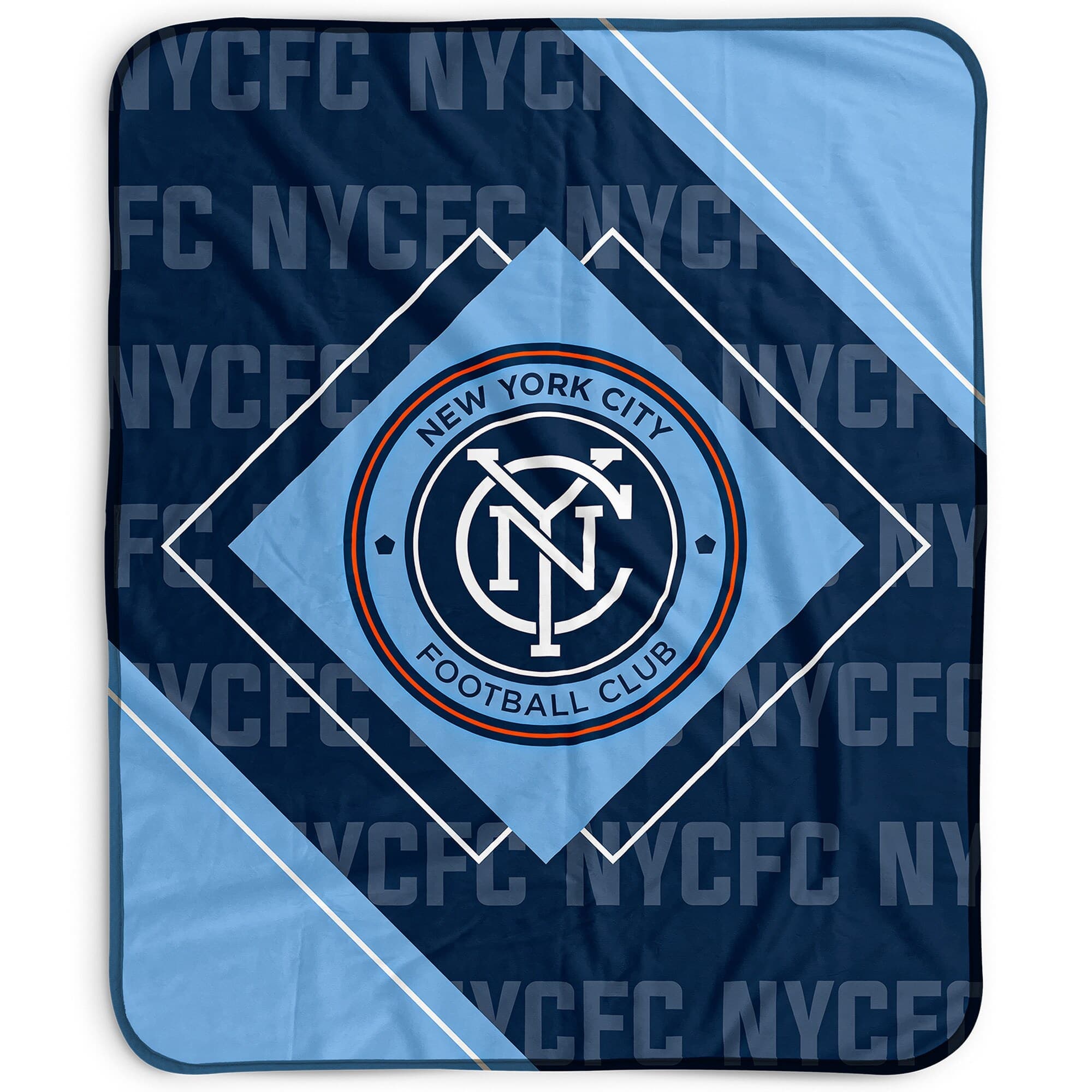 Pegasus - New York City FC 50" x 60" Diamond Logo Fleece Blanket - Multicolor