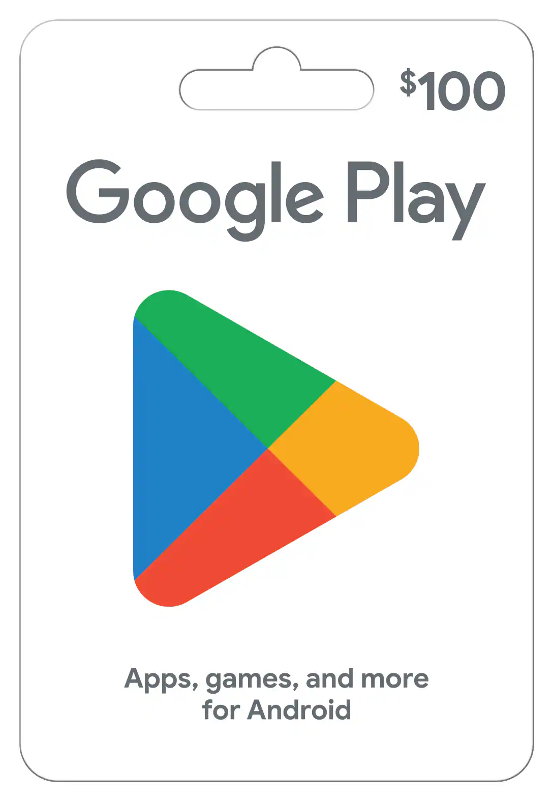 Google Play - $100 Gift Card