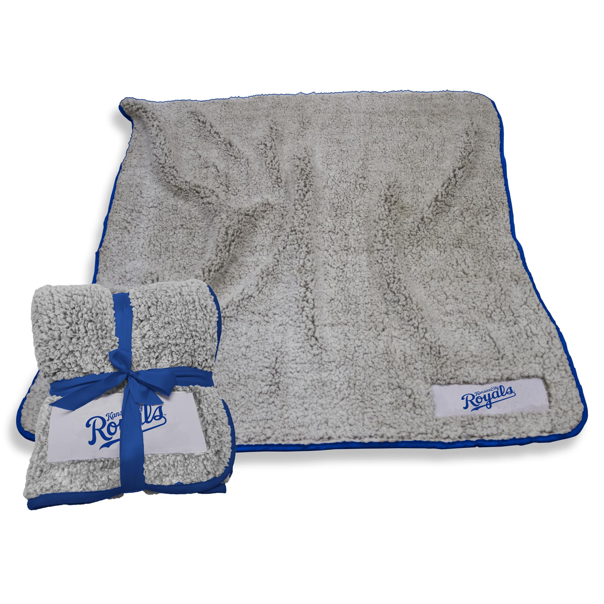 Logo Brands - Kansas City Royals 50" x 60" Frosty Fleece Team Blanket - Multicolor