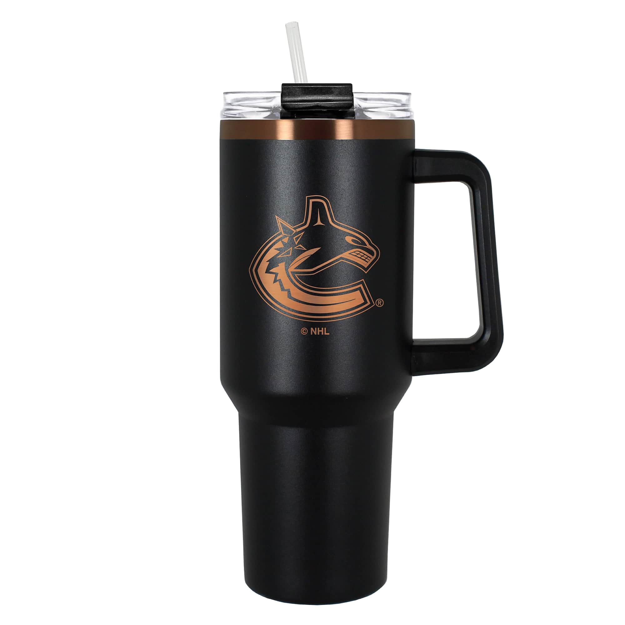 Great American Products - Vancouver Canucks 40oz. Colossus Copper Edition Tumbler - Black