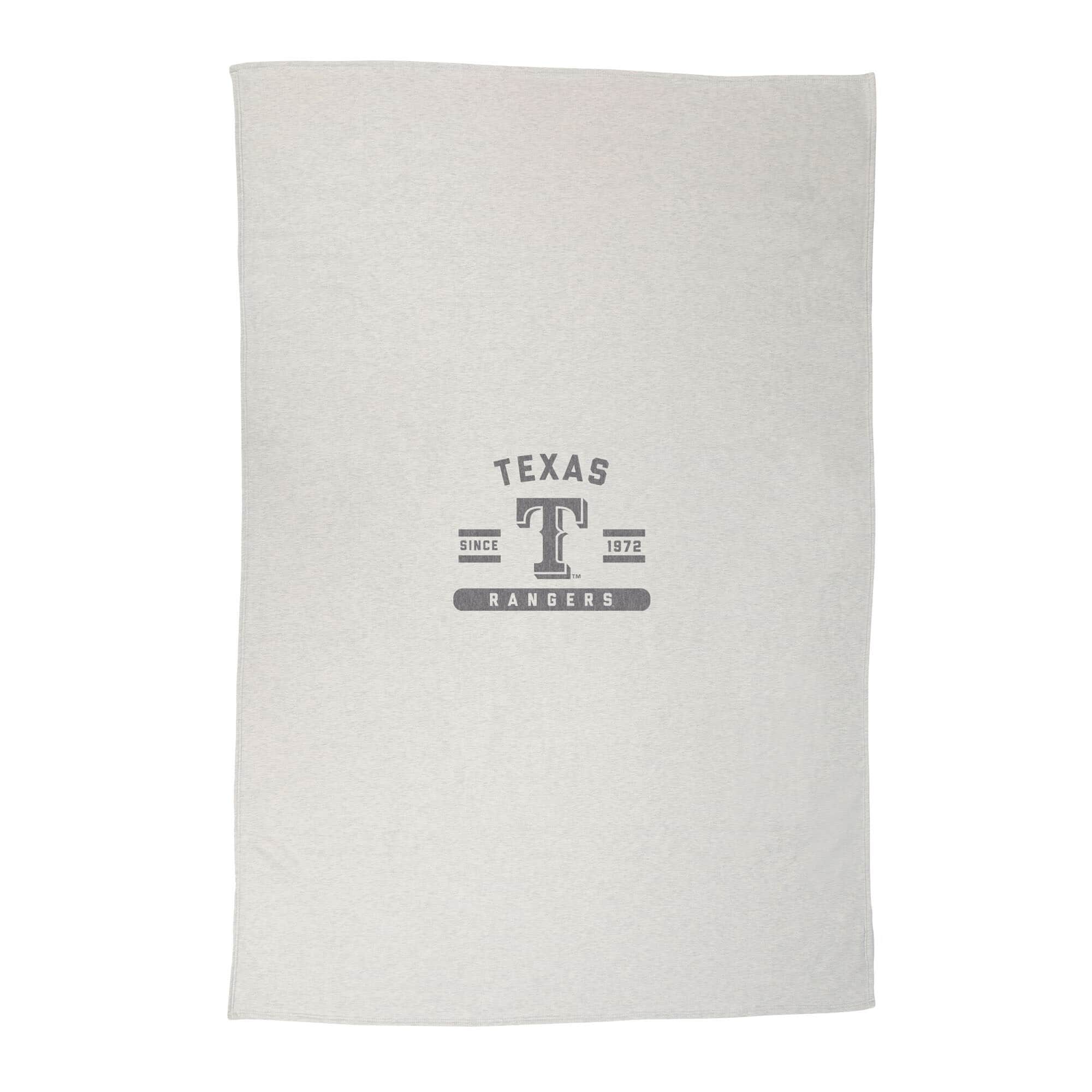 Logo Brands - Texas Rangers 54'' x 84'' Sweatshirt Blanket - Multicolor