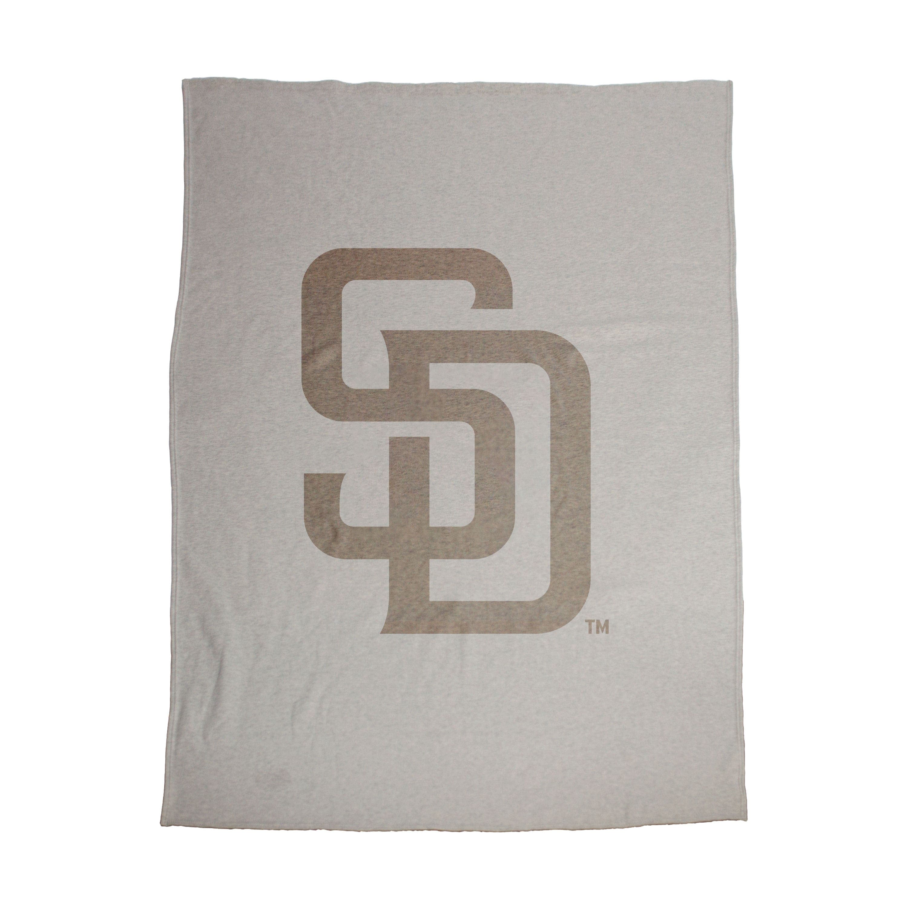 Logo Brands - San Diego Padres 54" x 84" Sweatshirt Blanket - Multicolor